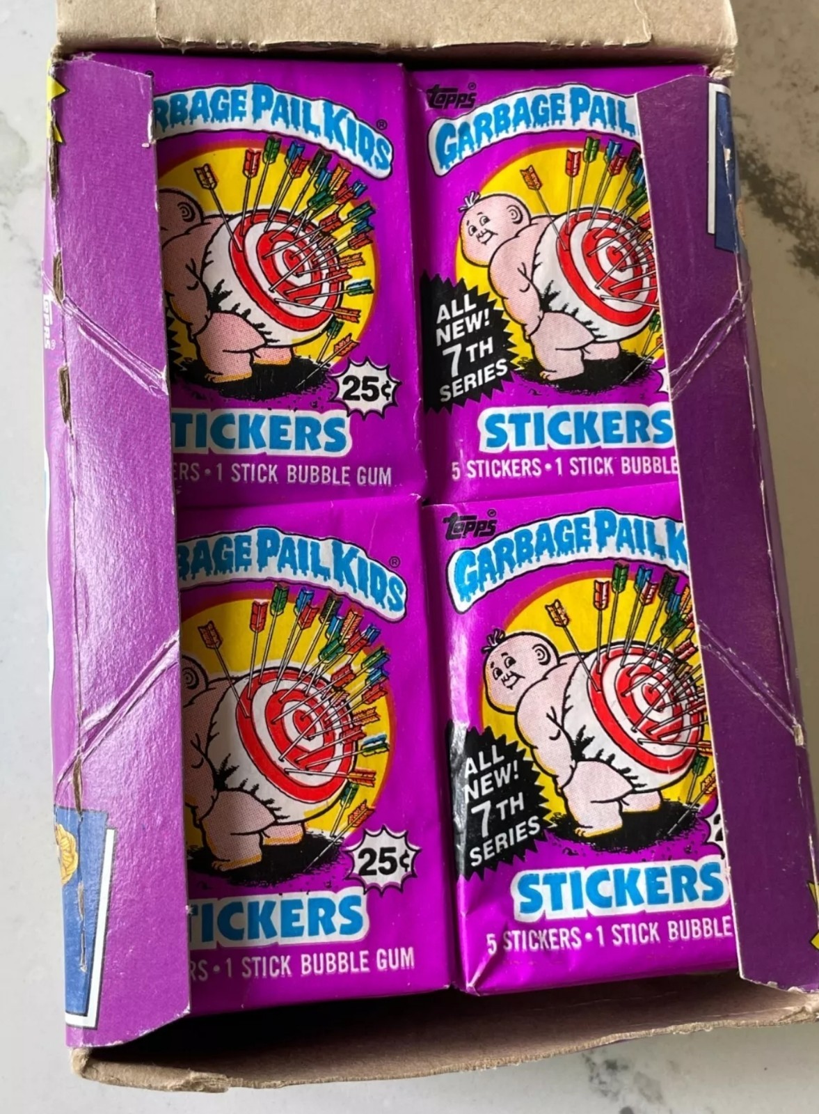 🤮Garbage pail kids OS 7 Unopened Sealed Pack! GPK wax Pack Series 7 Brand New💀