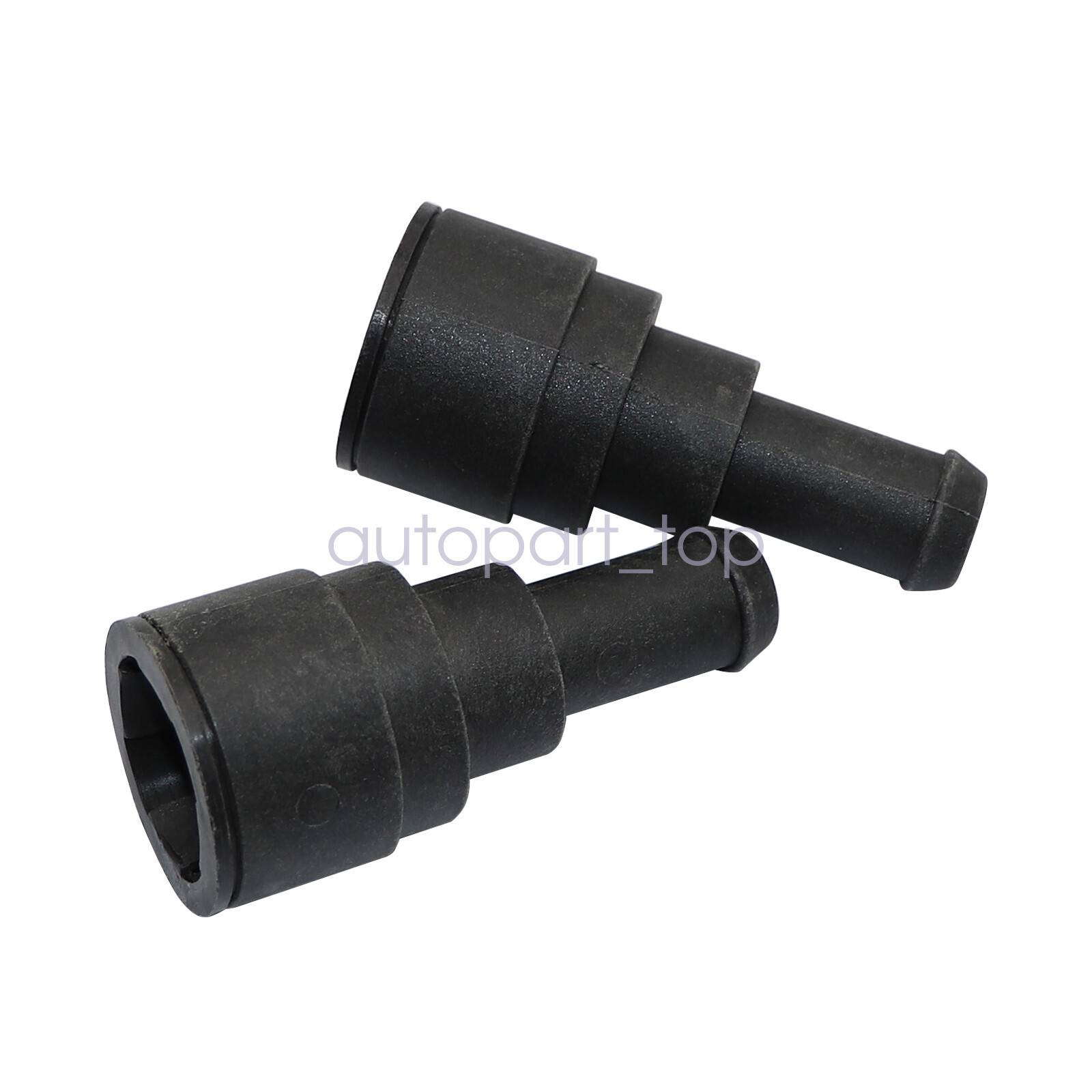 2x Heater Core Coolant Hose Connector Set For 99-14 Chevy Silverado Tahoe Sierra