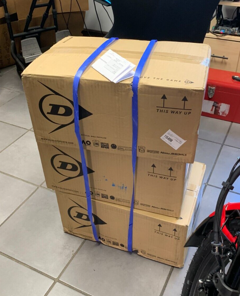 Dunlop ATP Extra Duty Tennis Balls, hard court balls, NEW, sold by the can