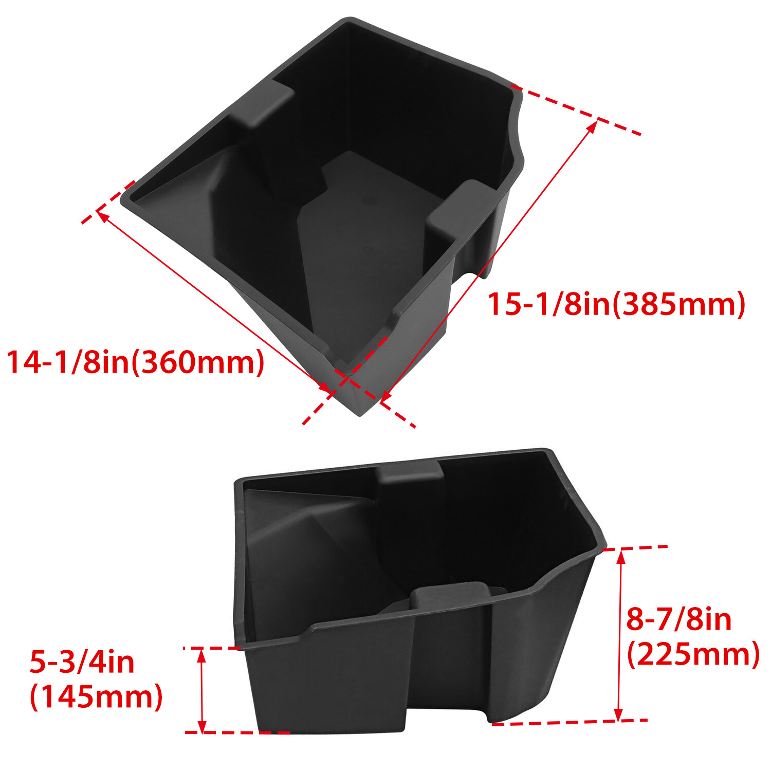 For 2014-18 Silverado Sierra 1500 2500 Extended Double Cab Underseat Storage Box