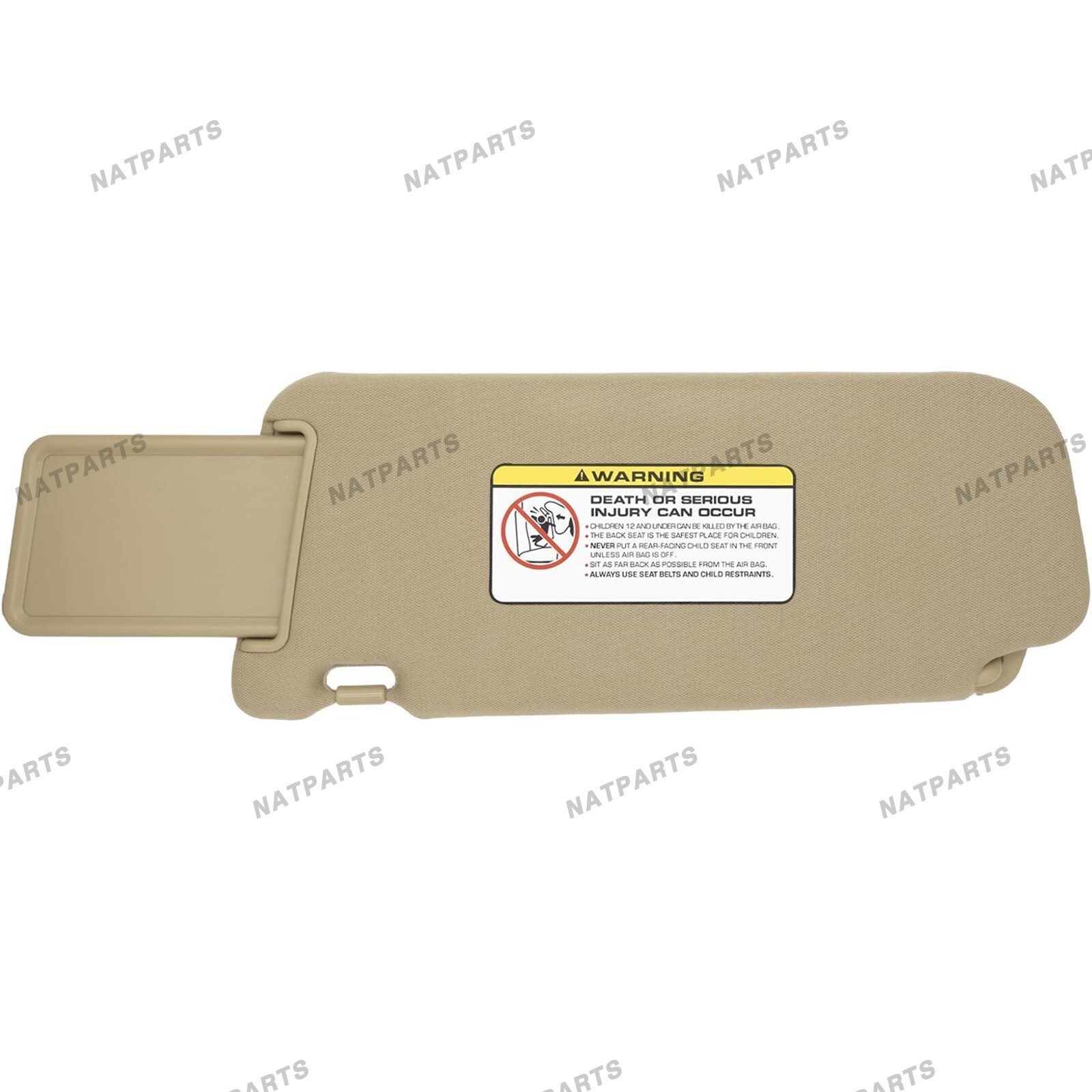 Right Passenger Sun Visor w/Light for Hyundai Santa Fe 2006-2009 852200W110J9