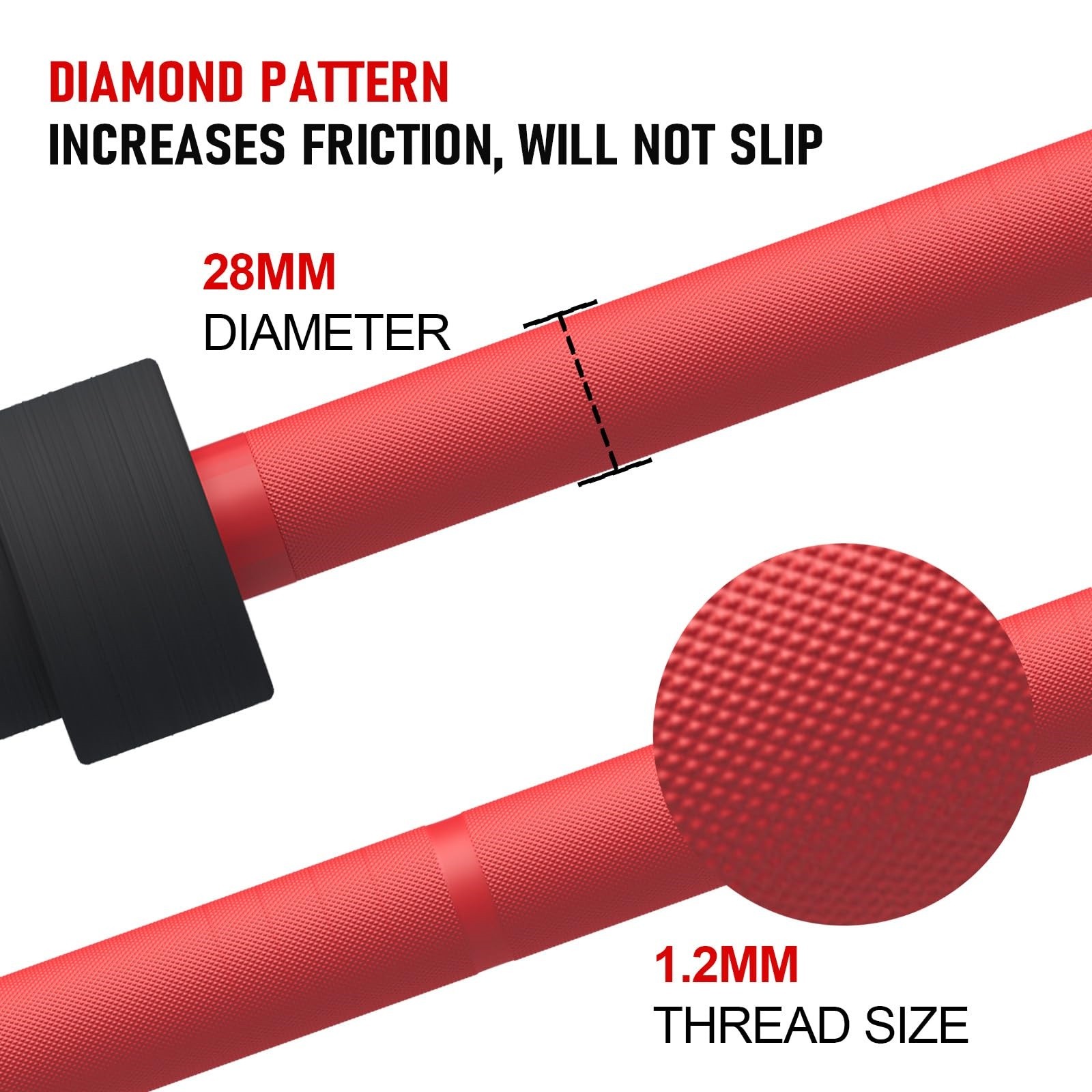 7FT Olympic Barbell, Weight Bar For Weightlifting and Powerlifting 45lb New