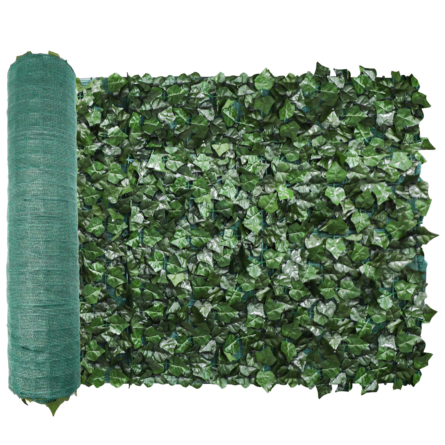 39'' Artificial Hedge Ivy Leaves Privacy Fence Screen Panel Wall Outdoor Decor