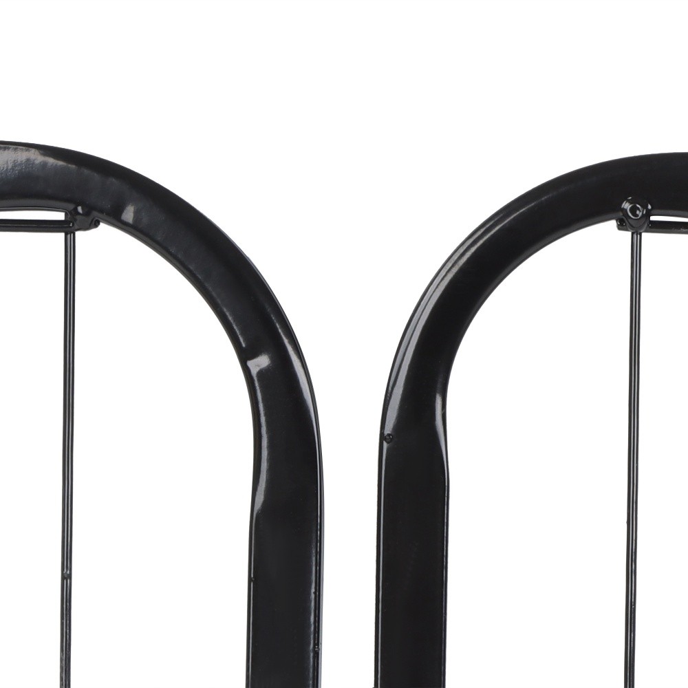 Dog Playpen 12/16/24/32 Panels Pet Dog Fence Exercise Pen w/Door 24/32/40 Inch