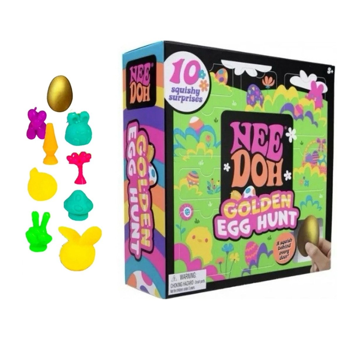 NeeDoh Easter Golden Egg Hunt Mystery (10 Squishy Surprises!) Toy Gift 2026 TL