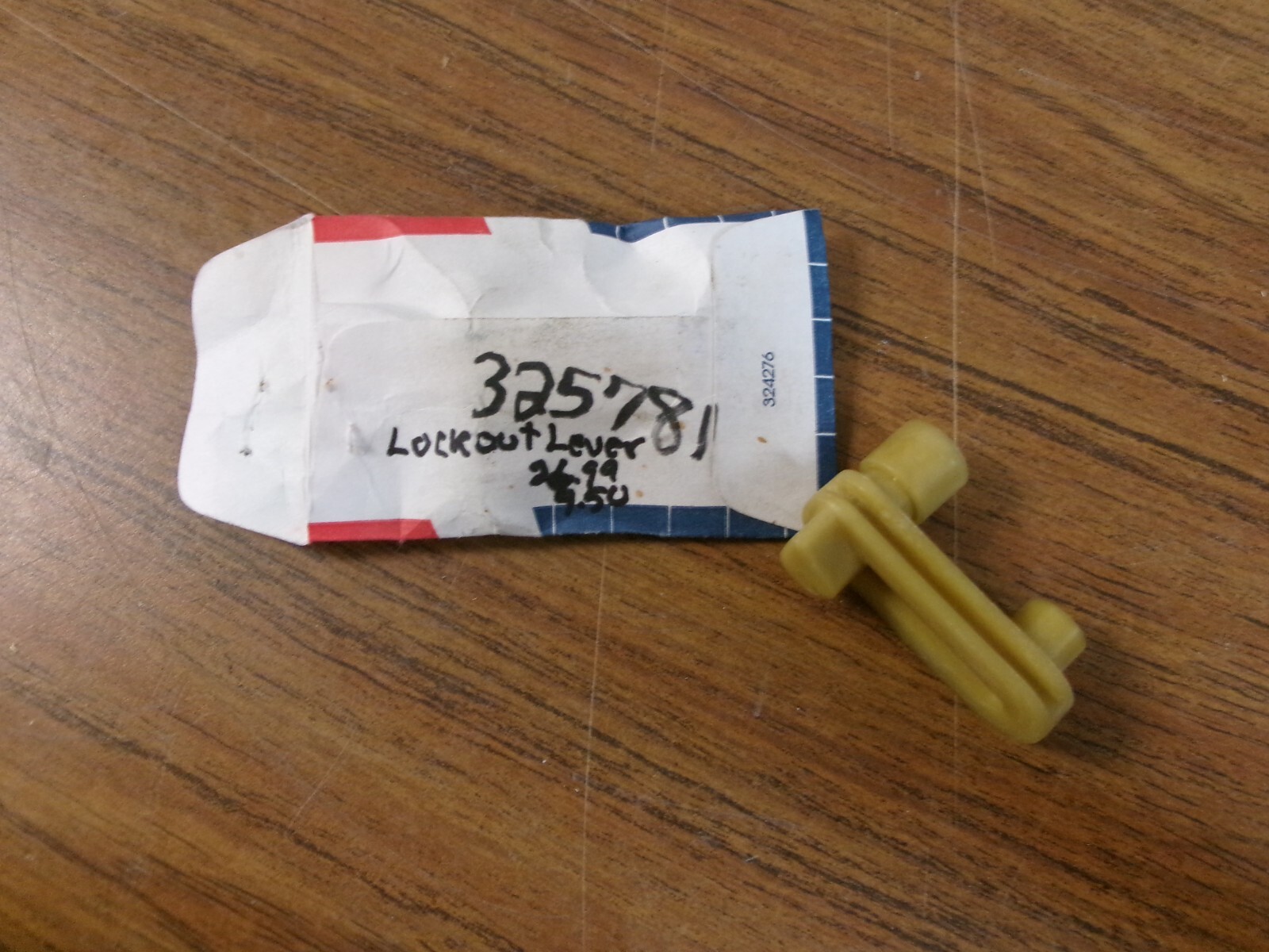 OEM Johnson/Evinrude Outboard Lockout Lever, Part # 325781