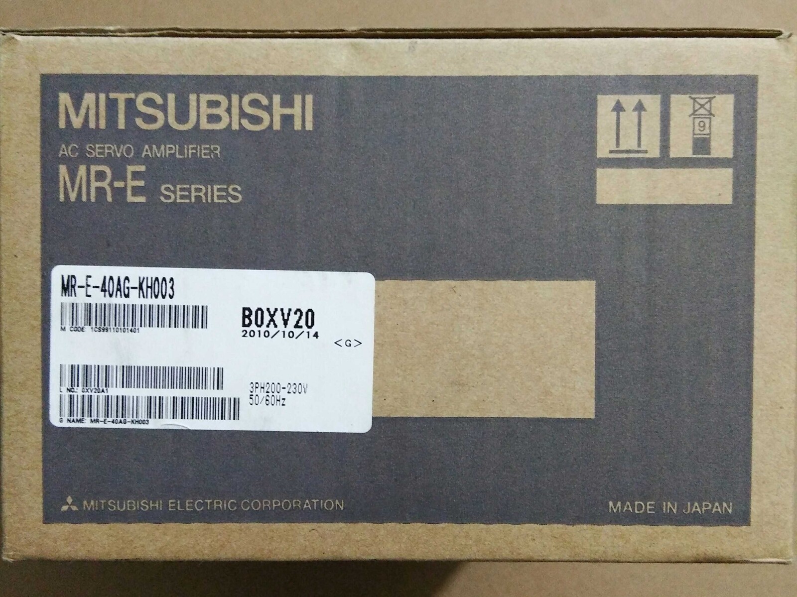 NEW Mitsubishi MR-E-40AG-KH00 wbr/ 3 Servo Drive