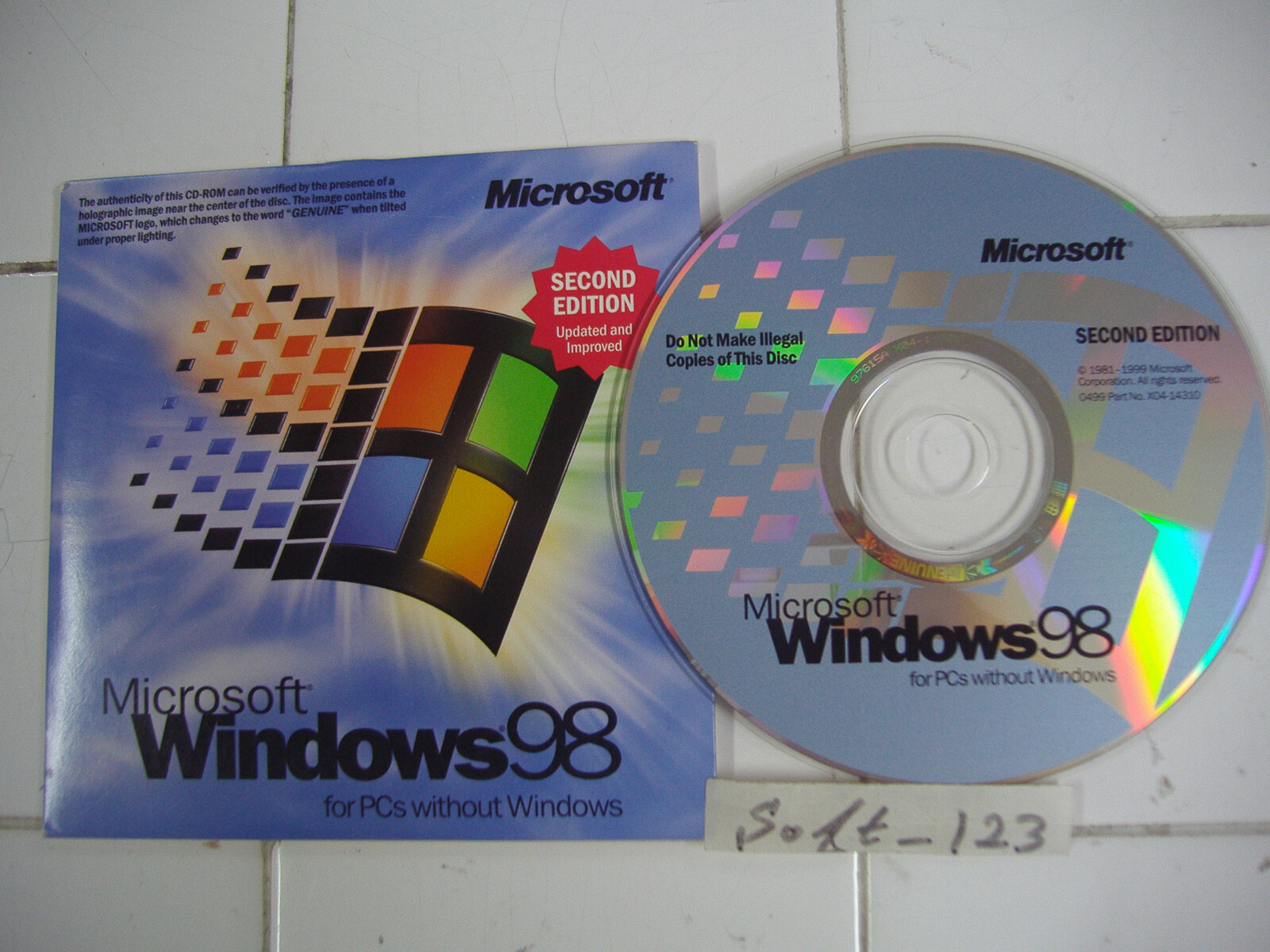 MICROSOFT WINDOWS 98 SECOND EDITION FULL OPERATING SYSTEM WIN 98 SE =NEW=
