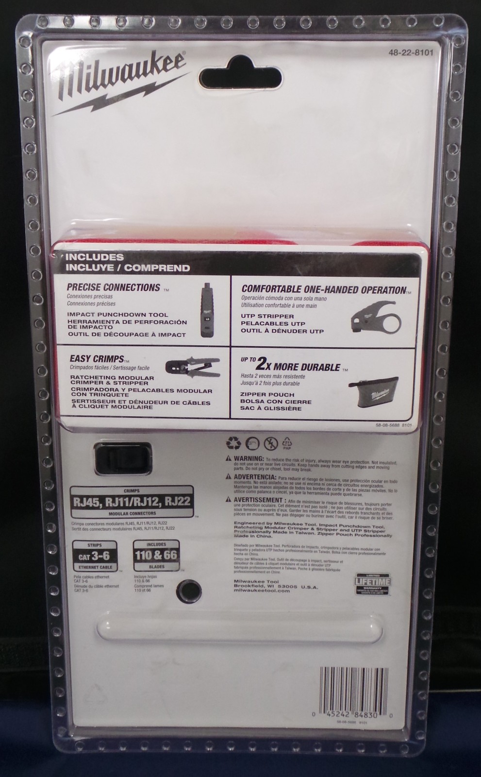 Milwaukee 48-22-8101 Twisted Pair Install Kit BRAND NEW