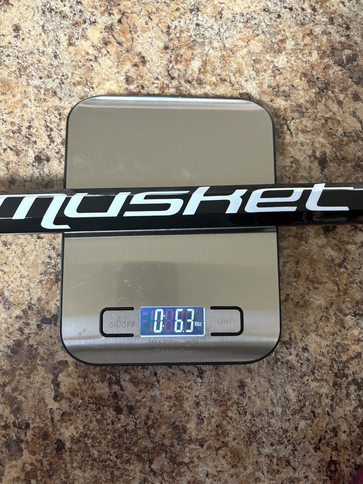 Musket Composite Carbon Fiber Lacrosse Shaft Attack/Mid. 6.3oz Shaft Only.