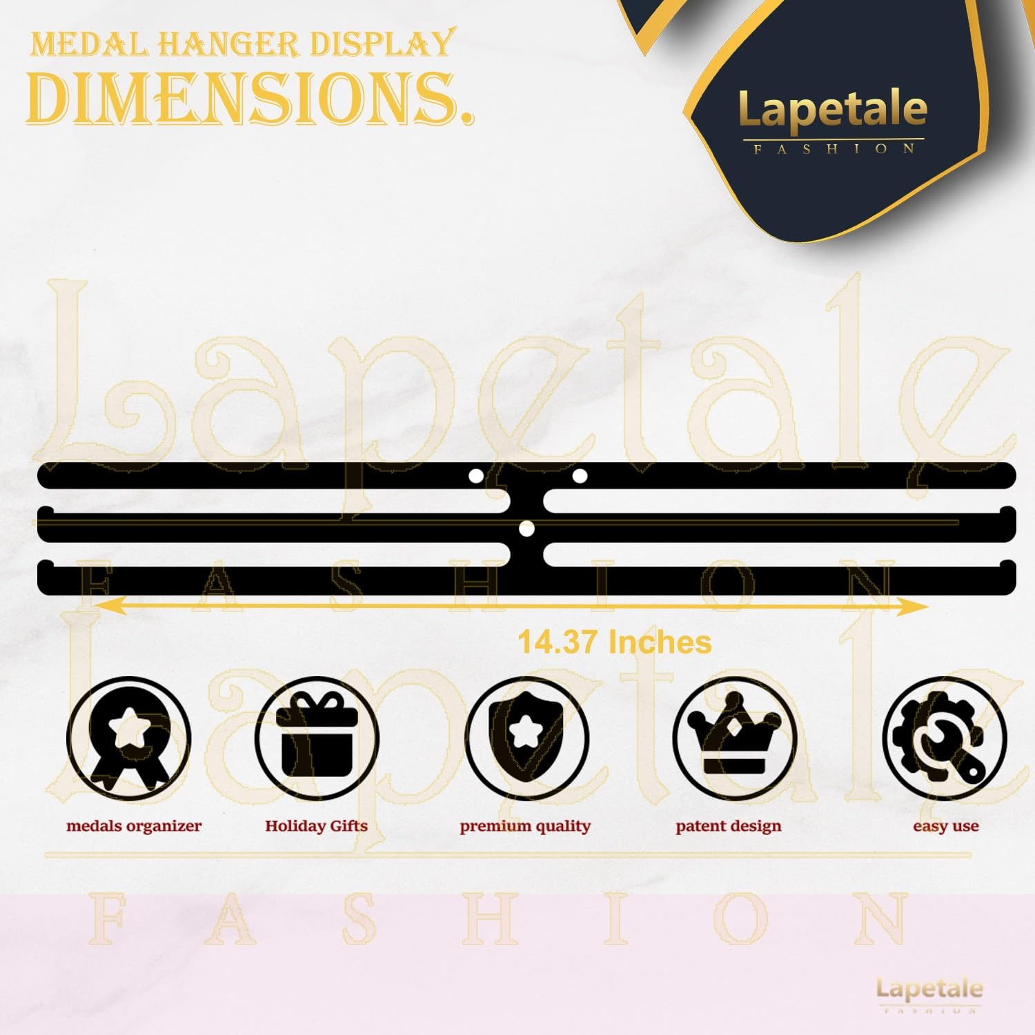 Race Medal Holder Wall Hanger,Marathon Medal Display and Runner Medal Hanger ...