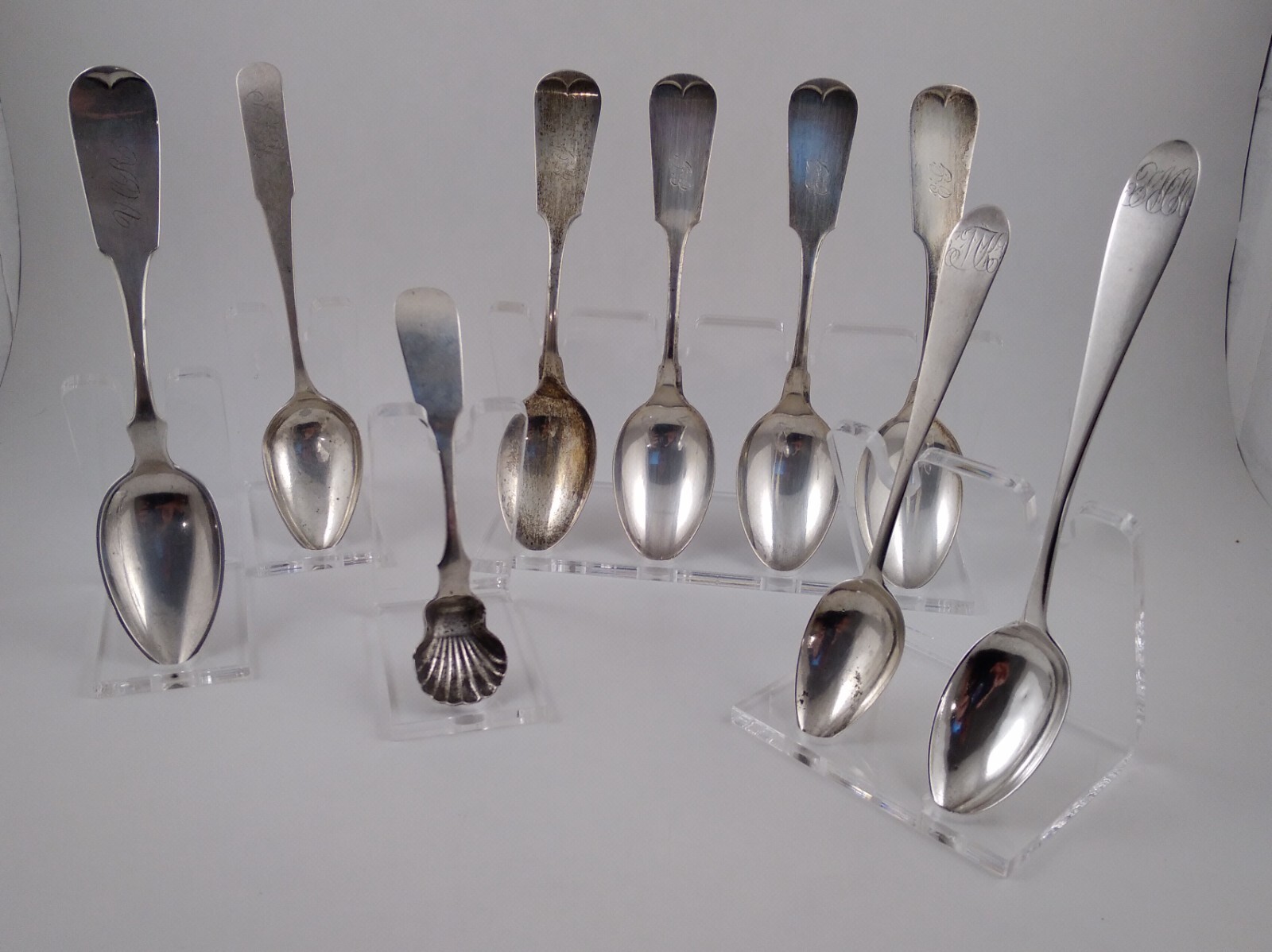 Acrylic Spoon Display Stands, Single, Double & Quad - Free Domestic Shipping