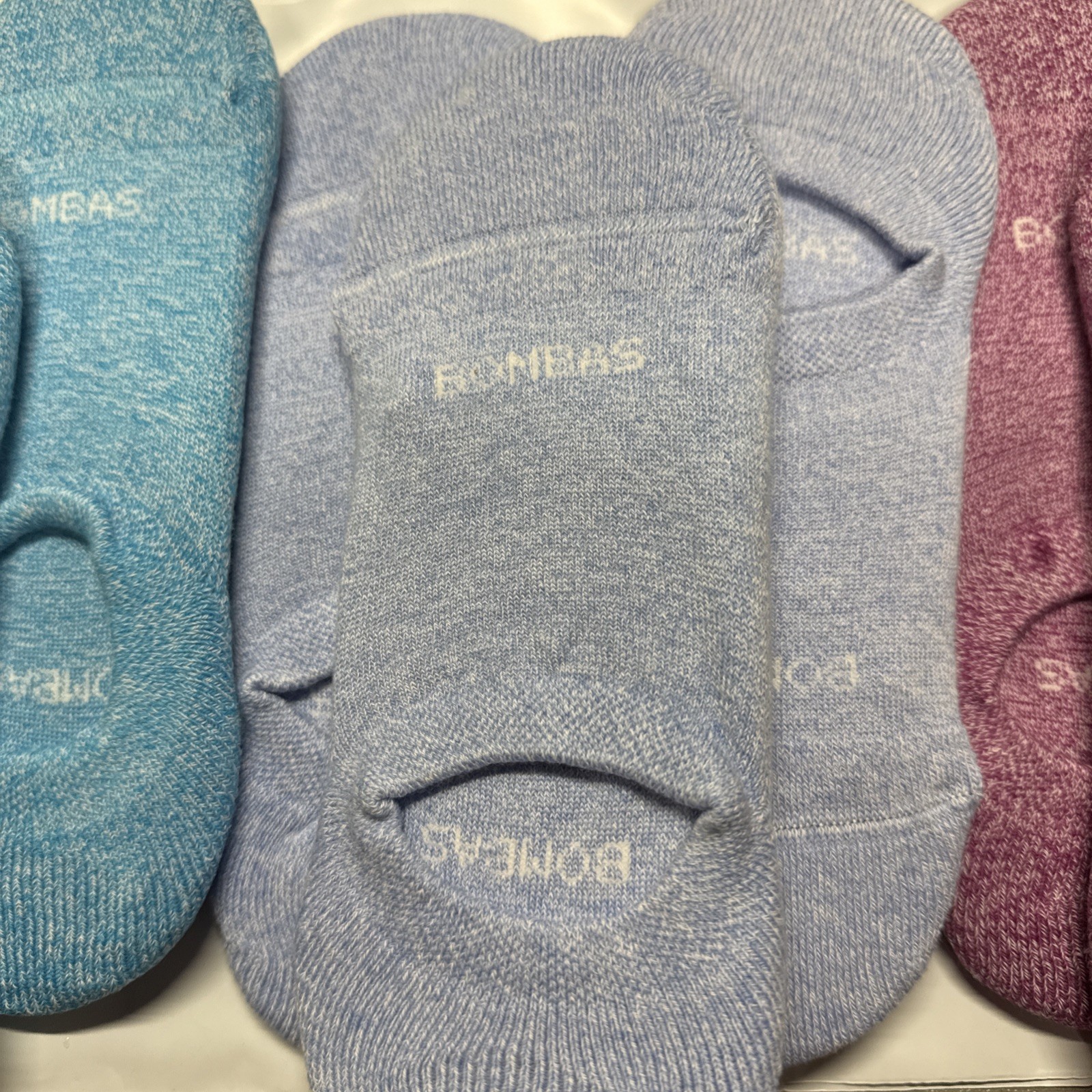 12Pack Bombas Women's Lightweight No Show Socks Mixed Bright Colors Size Medium