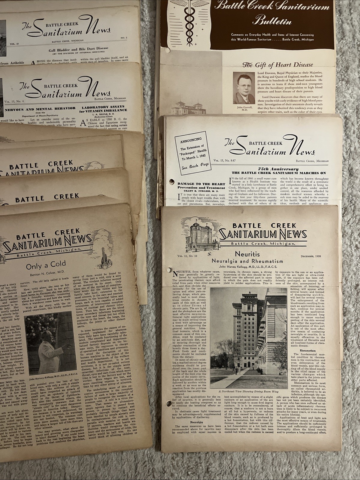 Battle Creek Sanitarium Newsletters