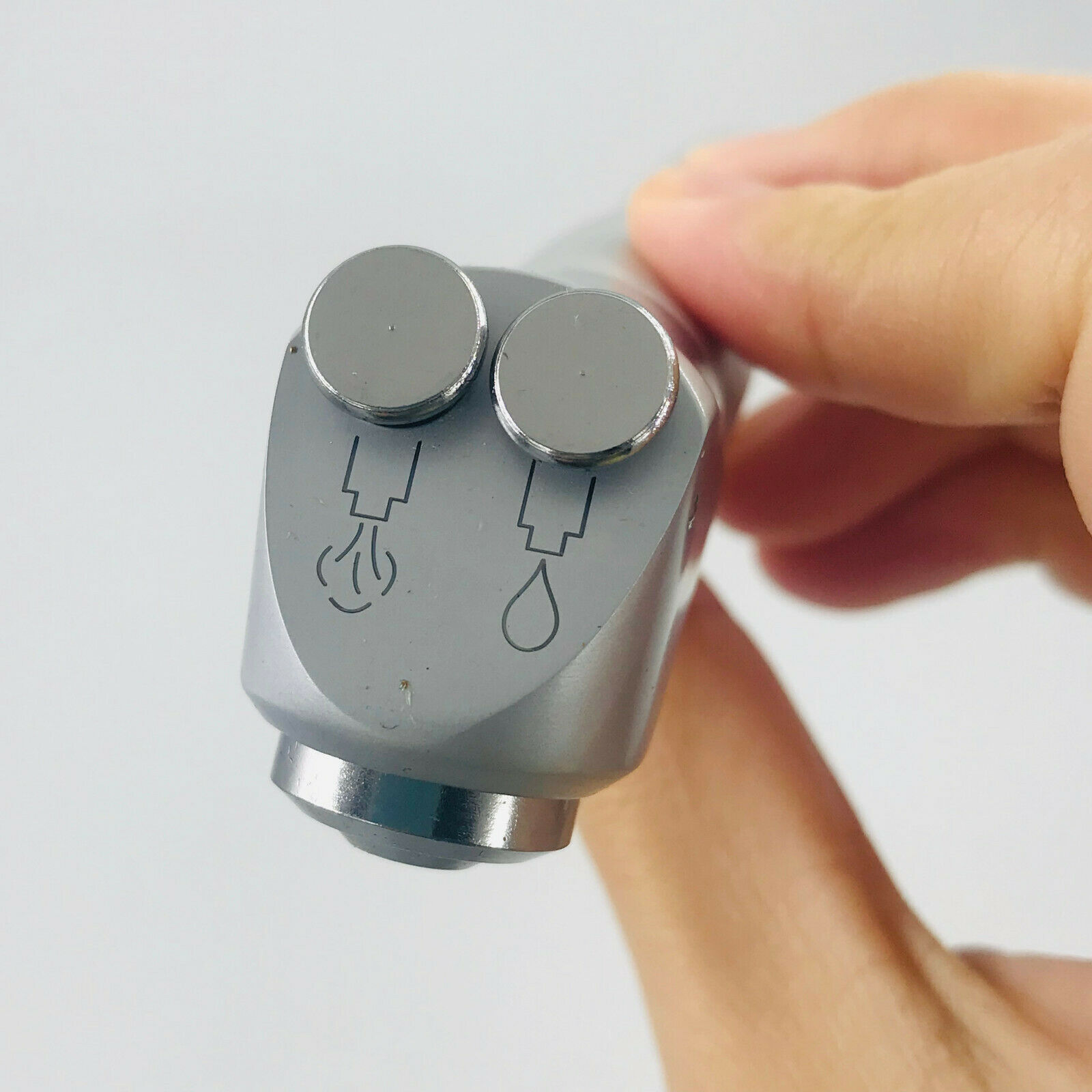 Dental 3 Way Air Water Spray Triple Syringe Handpiece w/ 2 Nozzles Tips Tubes CE