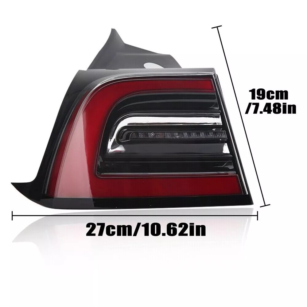 For 2017-2023 Tesla Model 3 LED Outer Tail Light Lamp Passenger 1077398 OE Style