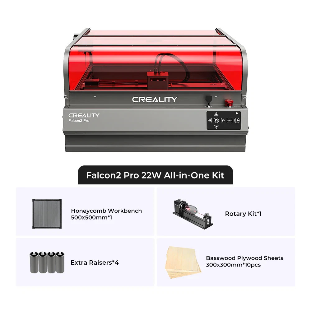 [Open Box]Creality Falcon2 Pro 22W Laser Engraver All-in-One Kits
