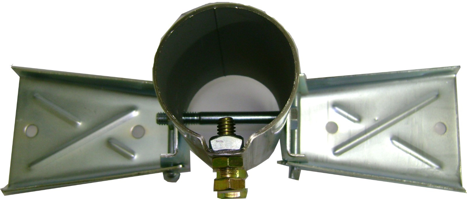 Heavy Duty Roof Mount for Masts up to 1-1/2" OD - EZ 19 Antenna Mast Peak Mount