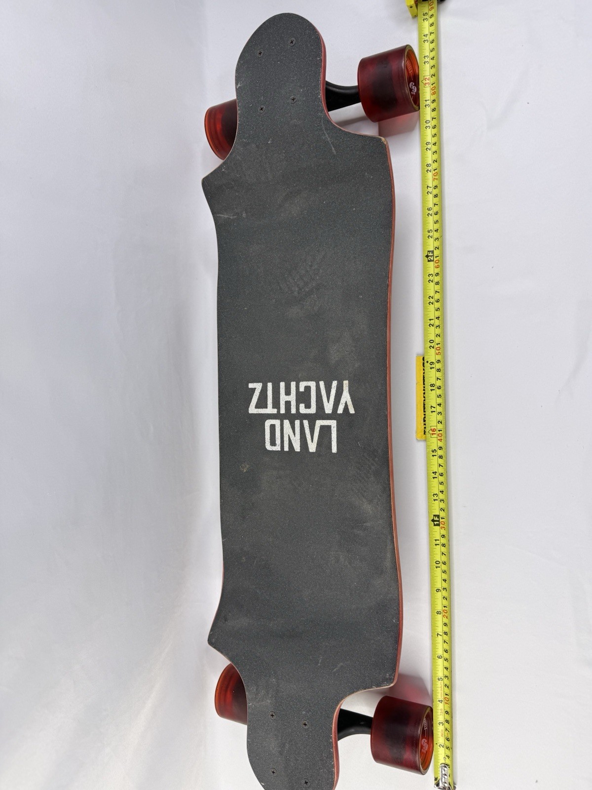 LANDYACHTZ SWITCH 35" EAGLE RED SKATEBOARD COMPLETE-9.5x35/27