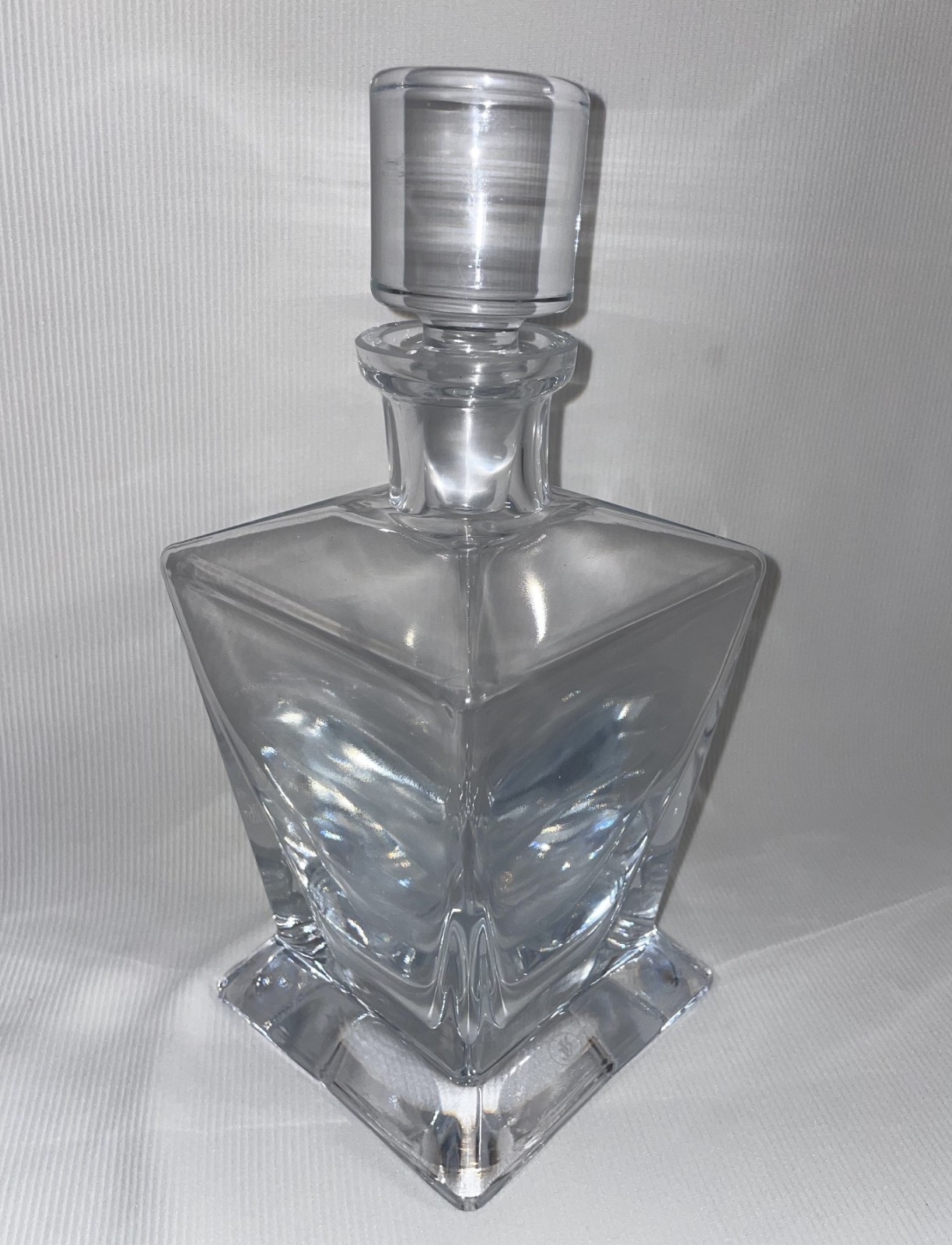 Krosno Crystal Decanter Initaled J 2016 10 Inches High