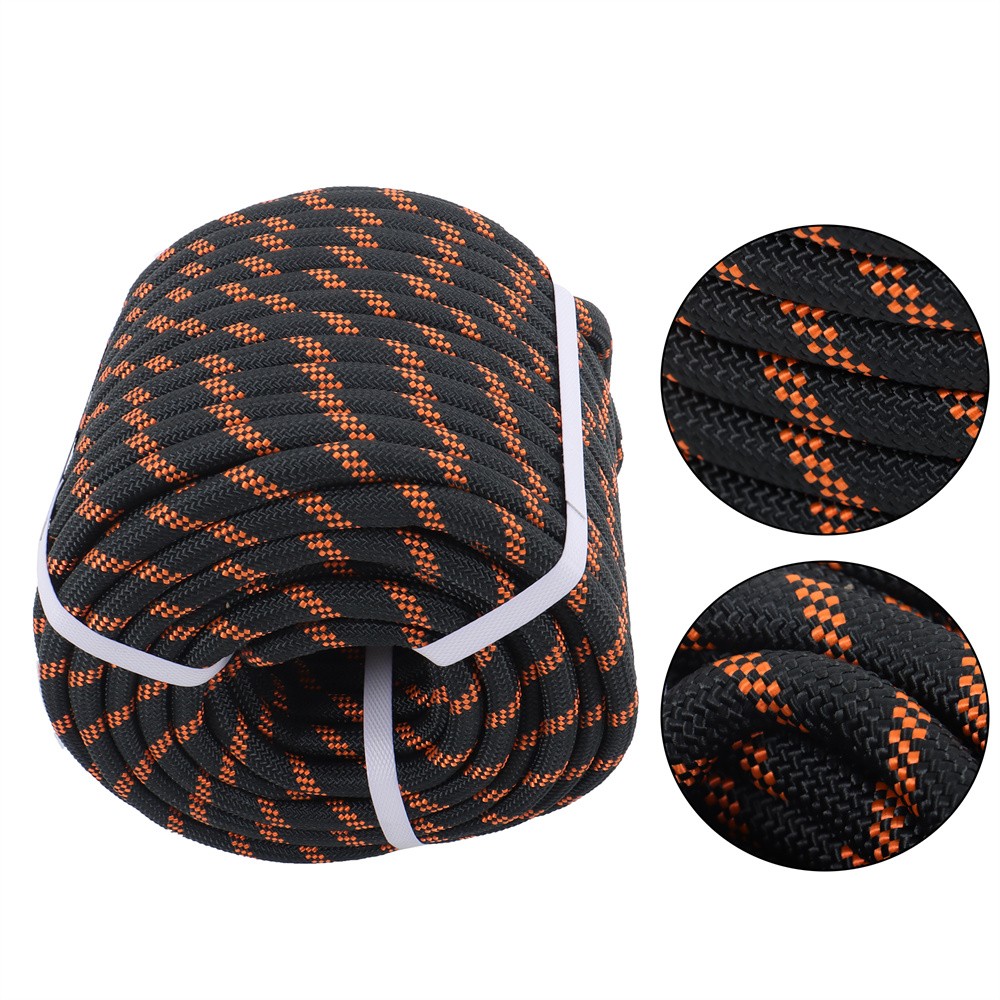Double Braided Polyester Rope Strong Arborist Rigging Rope 48 Strand 1/2" X 200'