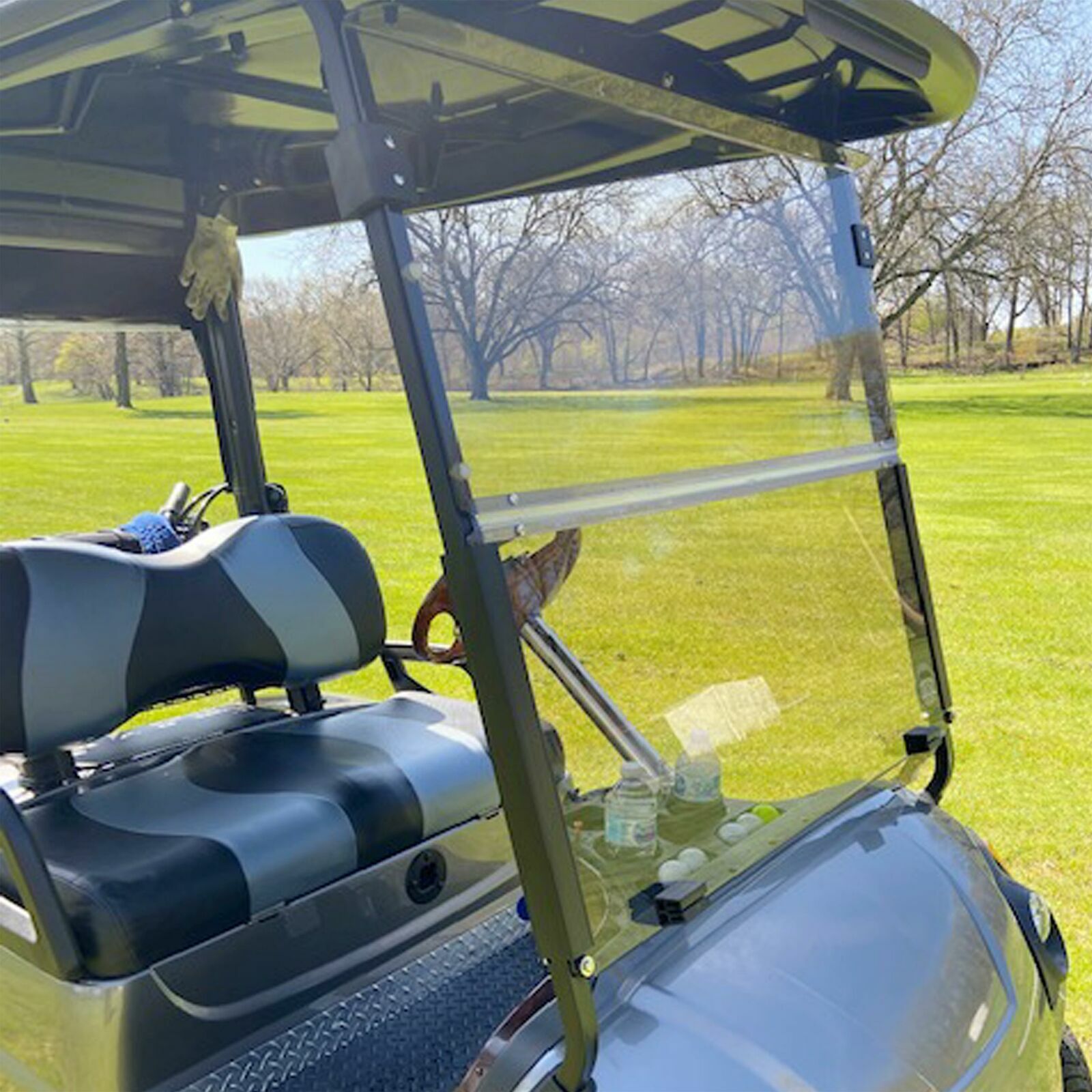 For Yamaha G29 Drive 07-16 Golf Cart Tinted Folding Down Windshield Windscreen