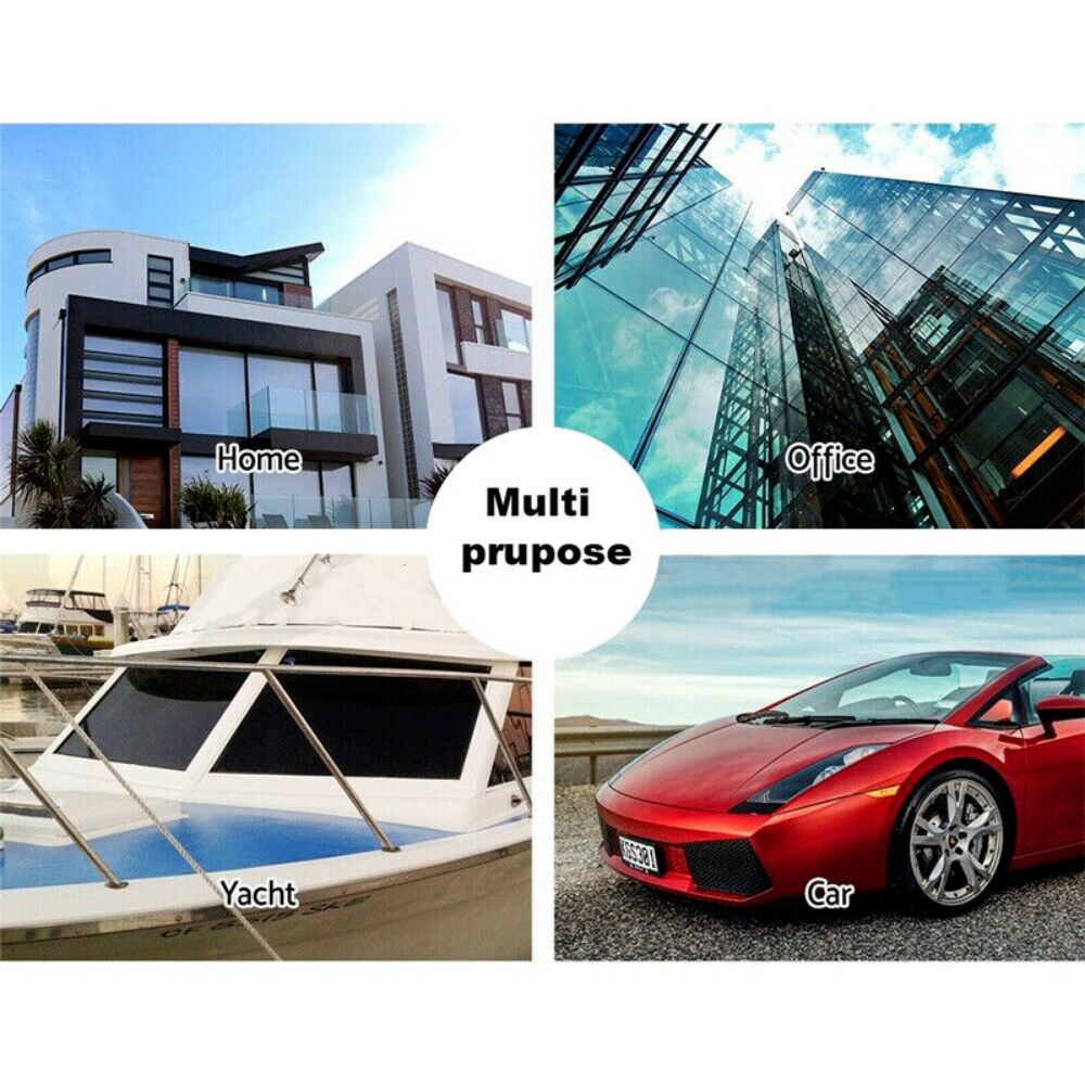 Rabbitgoo One Way Mirror Window Film Privacy Heat UV Reflective Control Tint