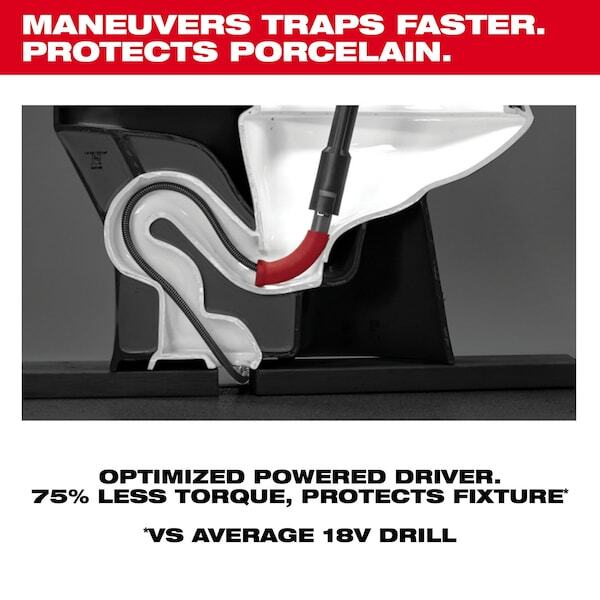 Milwaukee Tool 48-53-3576 Trapsnake 6' Toilet Auger Cable