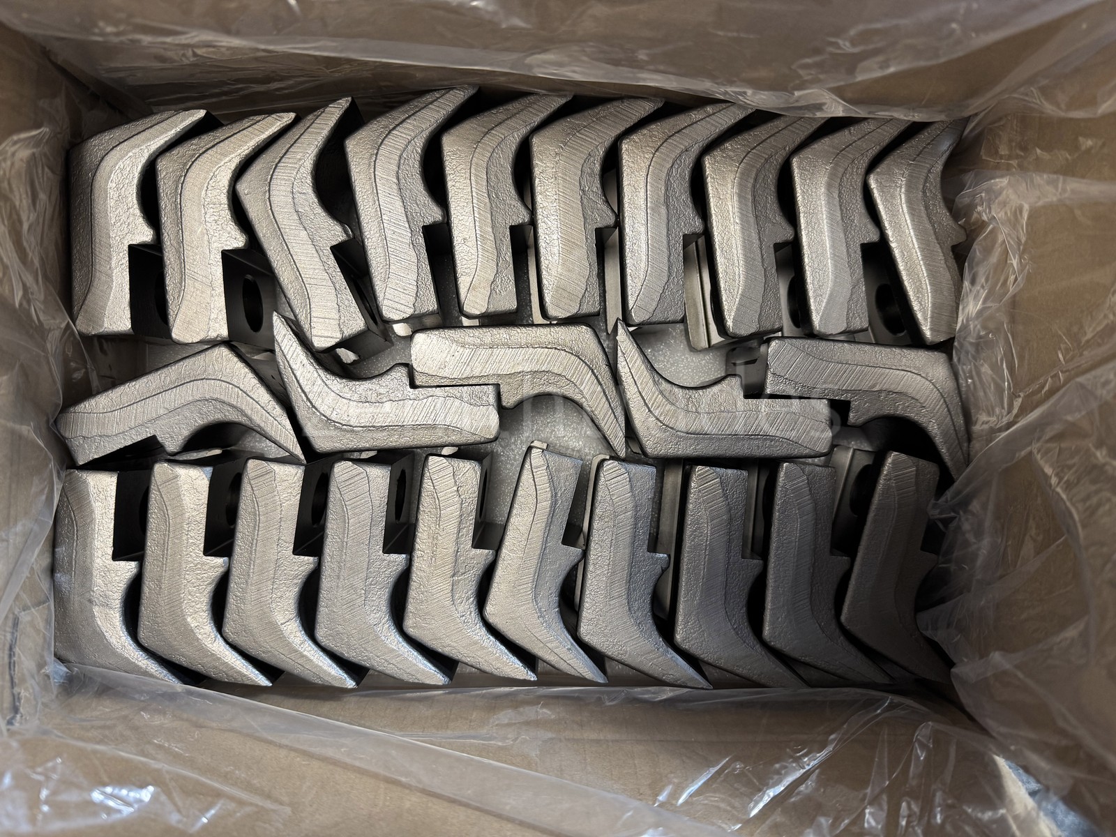 25x Mulching C/3 Teeth Replacement For Fae Cat Fits 570-21233 Mulchers