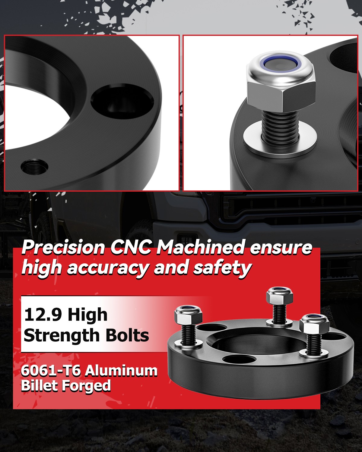 1.5/2/2.5/3 inch Front Leveling Lift Kit for 2004-2024 Ford F150 2WD 4WD