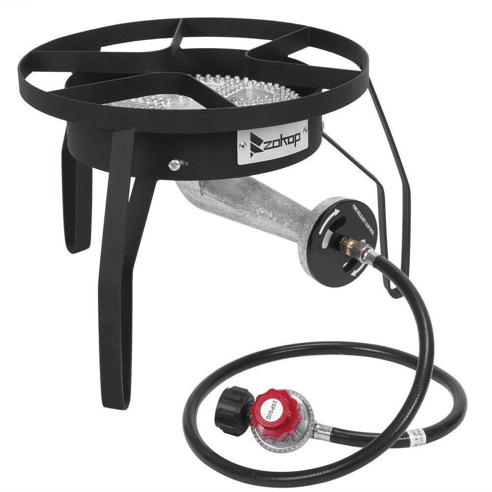 200,000 BTU Outdoor Stove Propane Burner Cooking Gas Portable Cooker BBQ Grill