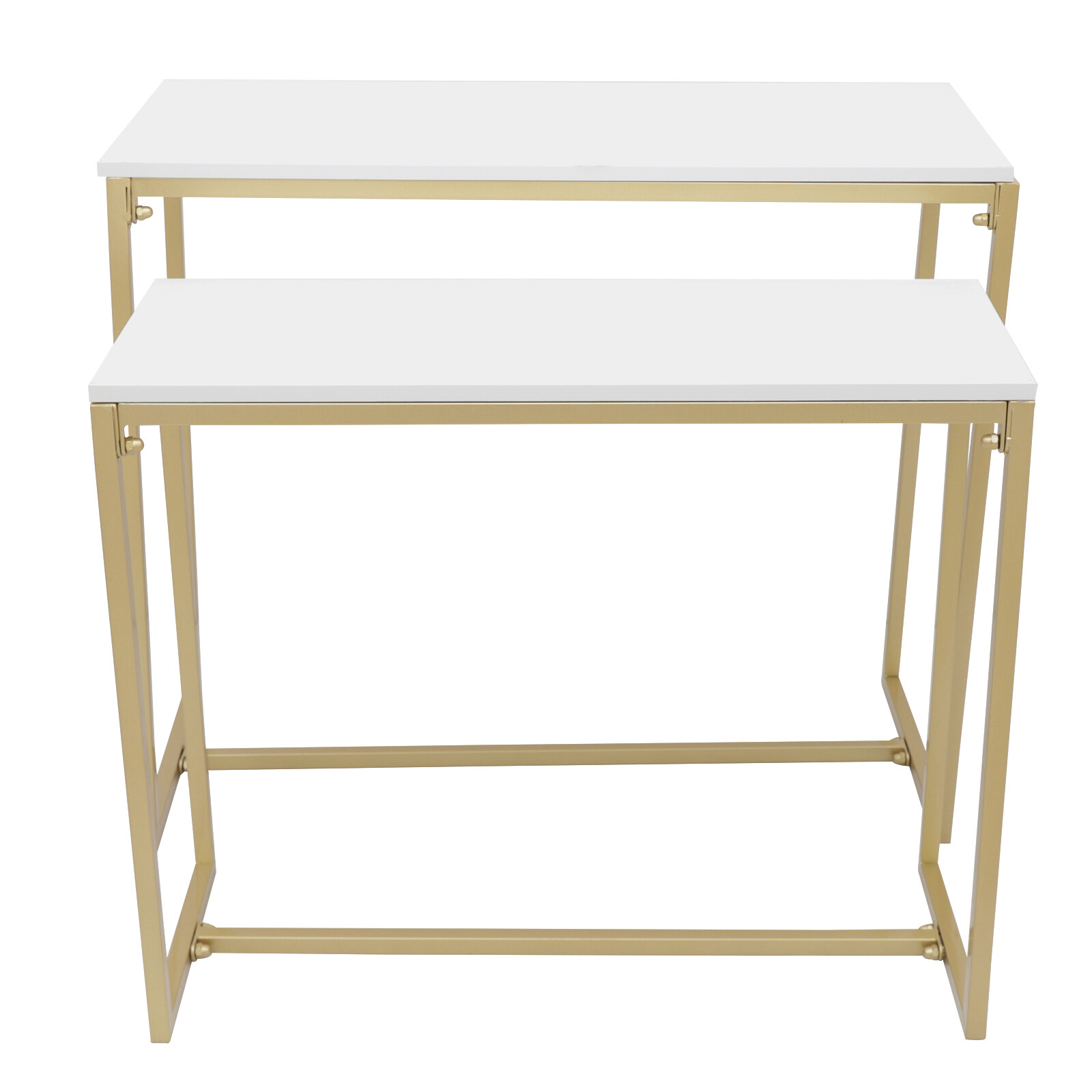 2 PCS Metal Handbag Shoe Display Stand Table Purses Retail Store Display Shelf