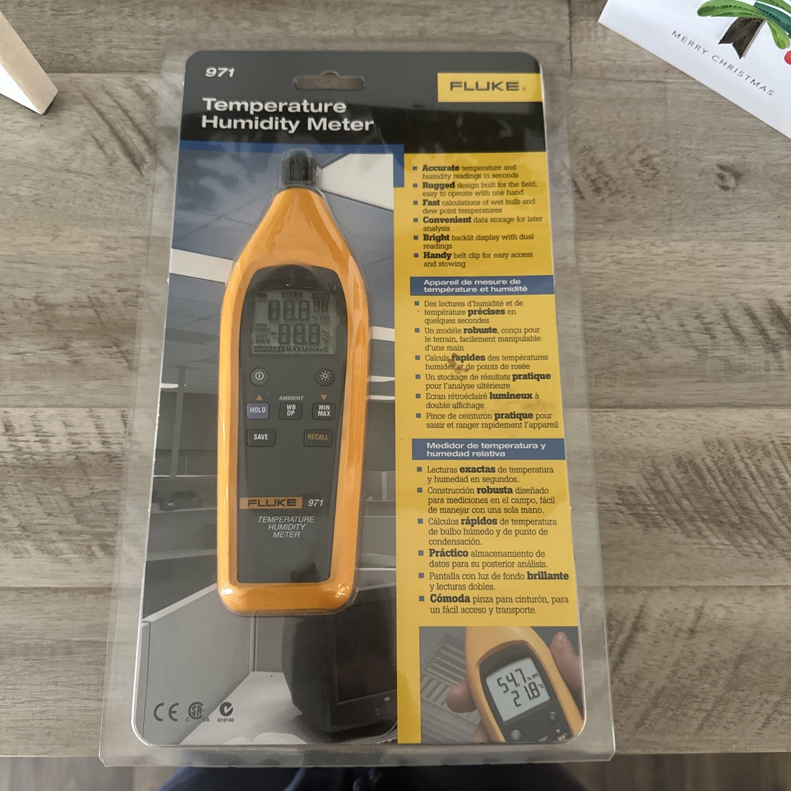FLUKE 971 Temperature Humidity Meter