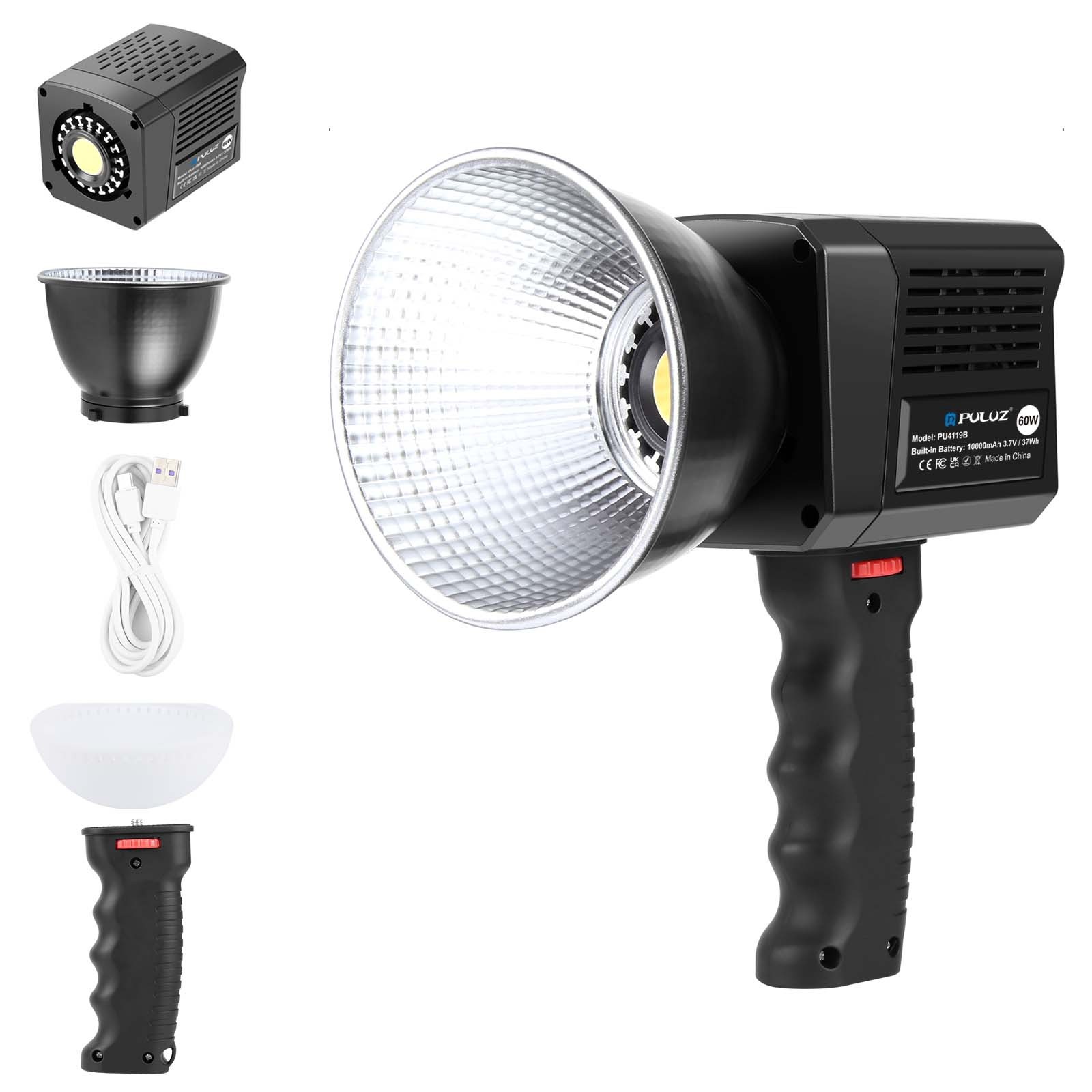Rechargeable 60W 2500K-6500K Dual Color Handle Studio Video Light LED Fill Light