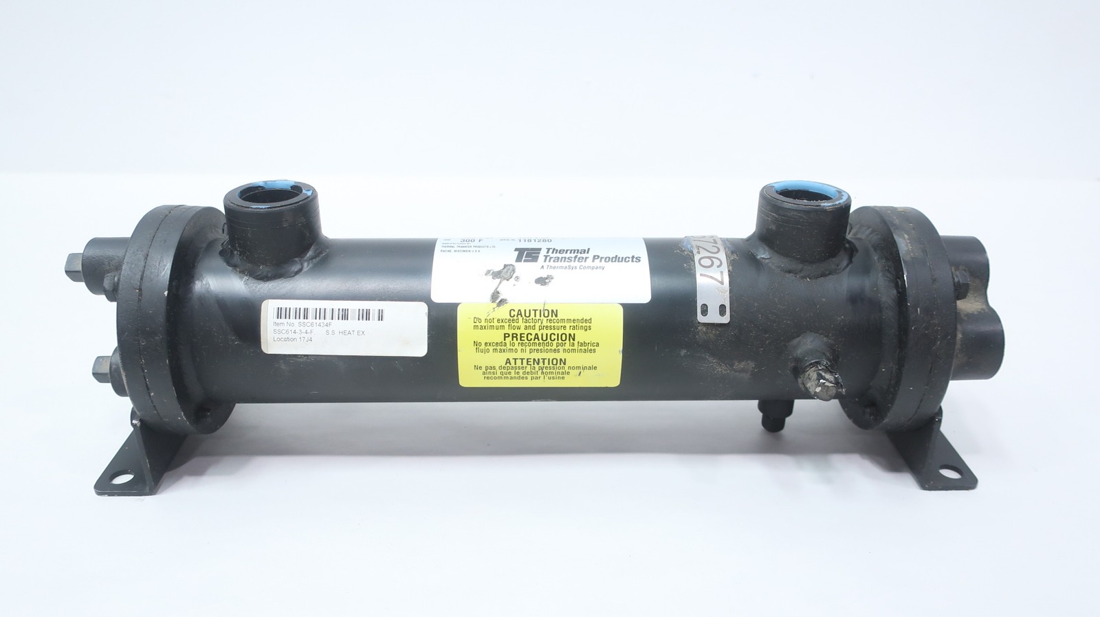 Thermal Transfer SSC-614-3-4-F Shell And Tube Heat Exchanger 1in X 3/4in