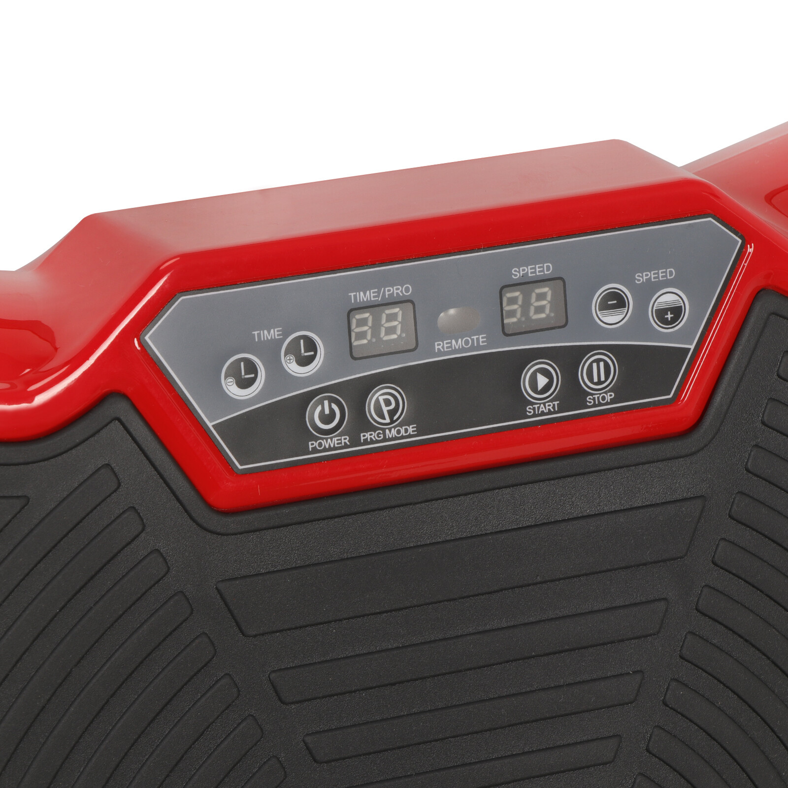Vibration Platform Machine Crazy Fit Massage Full Body Fitness W/Bluetooth Red