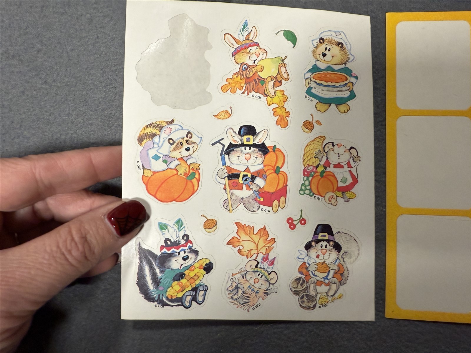 #1 VINTAGE LOT OF STICKERS 80'S 90'S STICKER SHEET LOT OF 15