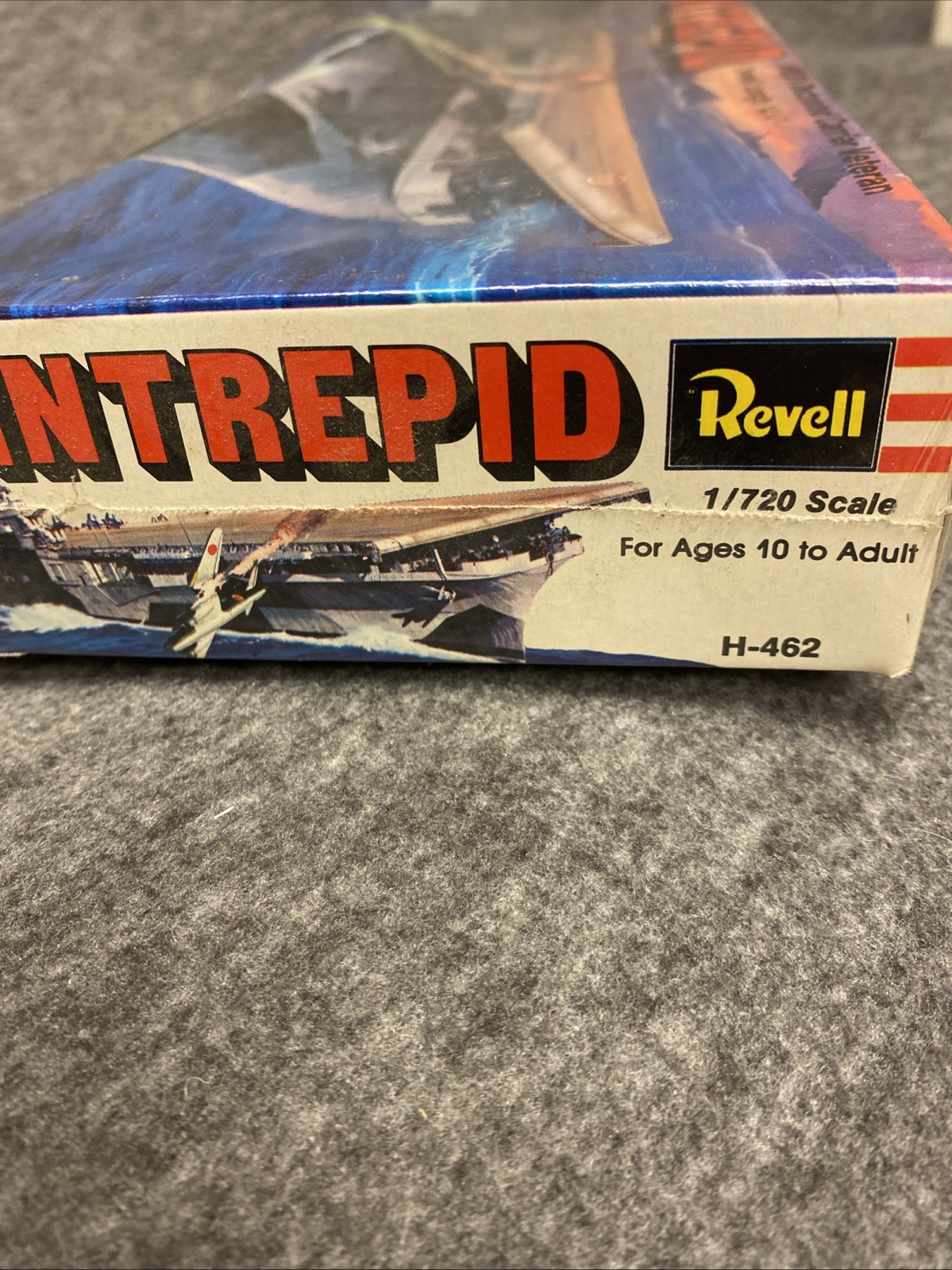 1969 Revell USS Missouri H-300 20”1977 PT-109 1/72 1972 USS Intrepid 1/720