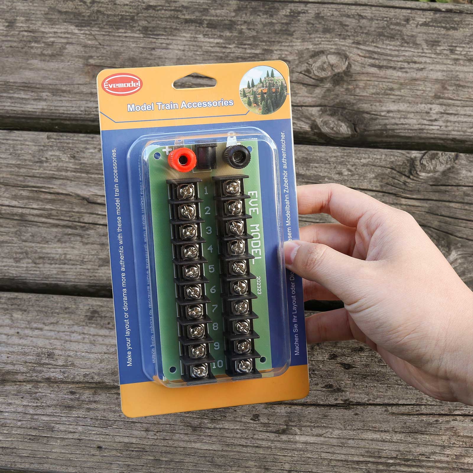 1X Power Distribution Board 3 Inputs 2 x 10 Outputs for DC AC Voltage PCB005