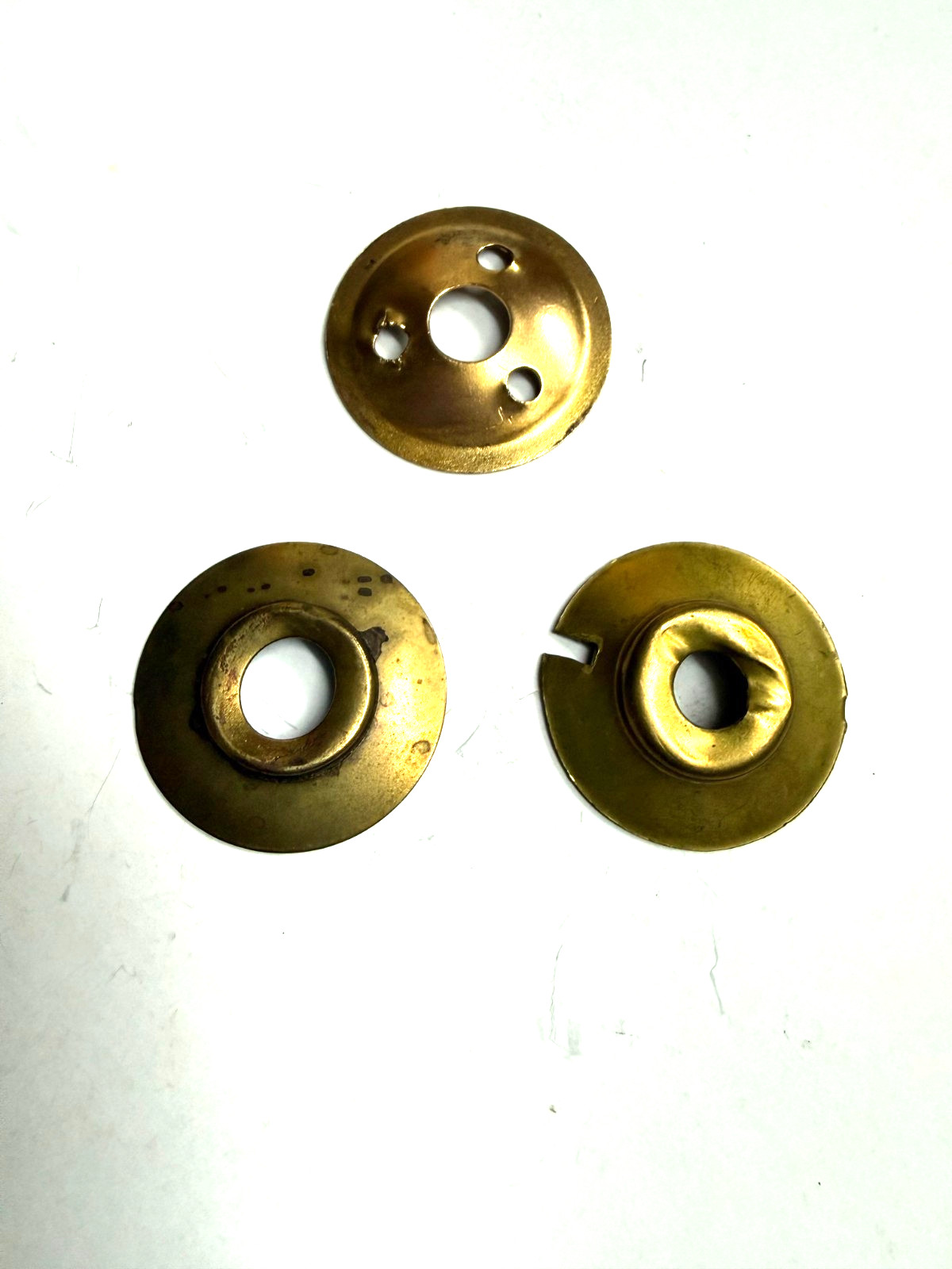 Butterfly/Safesport Carbide Lamp Felt Plate-1, Reflector Brace-2, USED