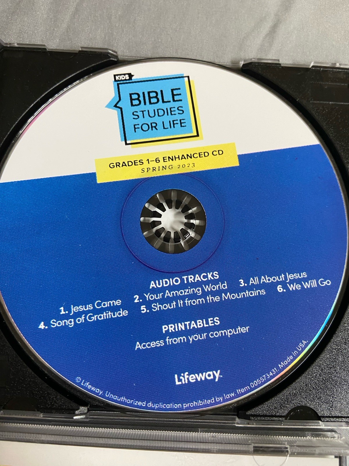 Lifeway Bible Studies For Life CD Lot Of 6 Christian Studies Grades 1-6