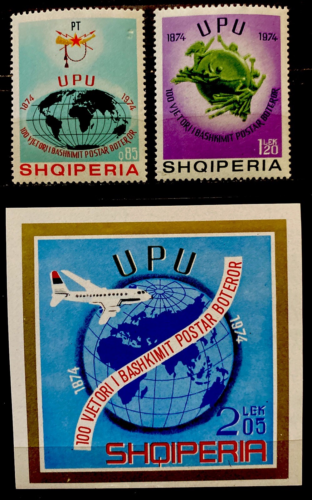 Albania 1974. SC# 1601-1602, Miniature Sheet Imper SC# 1603. MNH