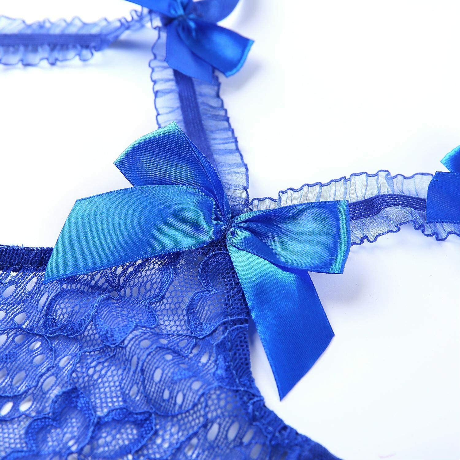 Sexy-Lingerie Women's Sleepwear Babydoll Underwear Lace Dress G-String Nightwear