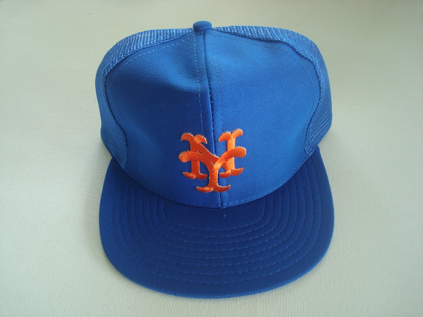NEW YORK METS  DESIGNER HEADWEAR TRUCKER 80S 90S SNAPBACK HAT CAP VINTAGE S3