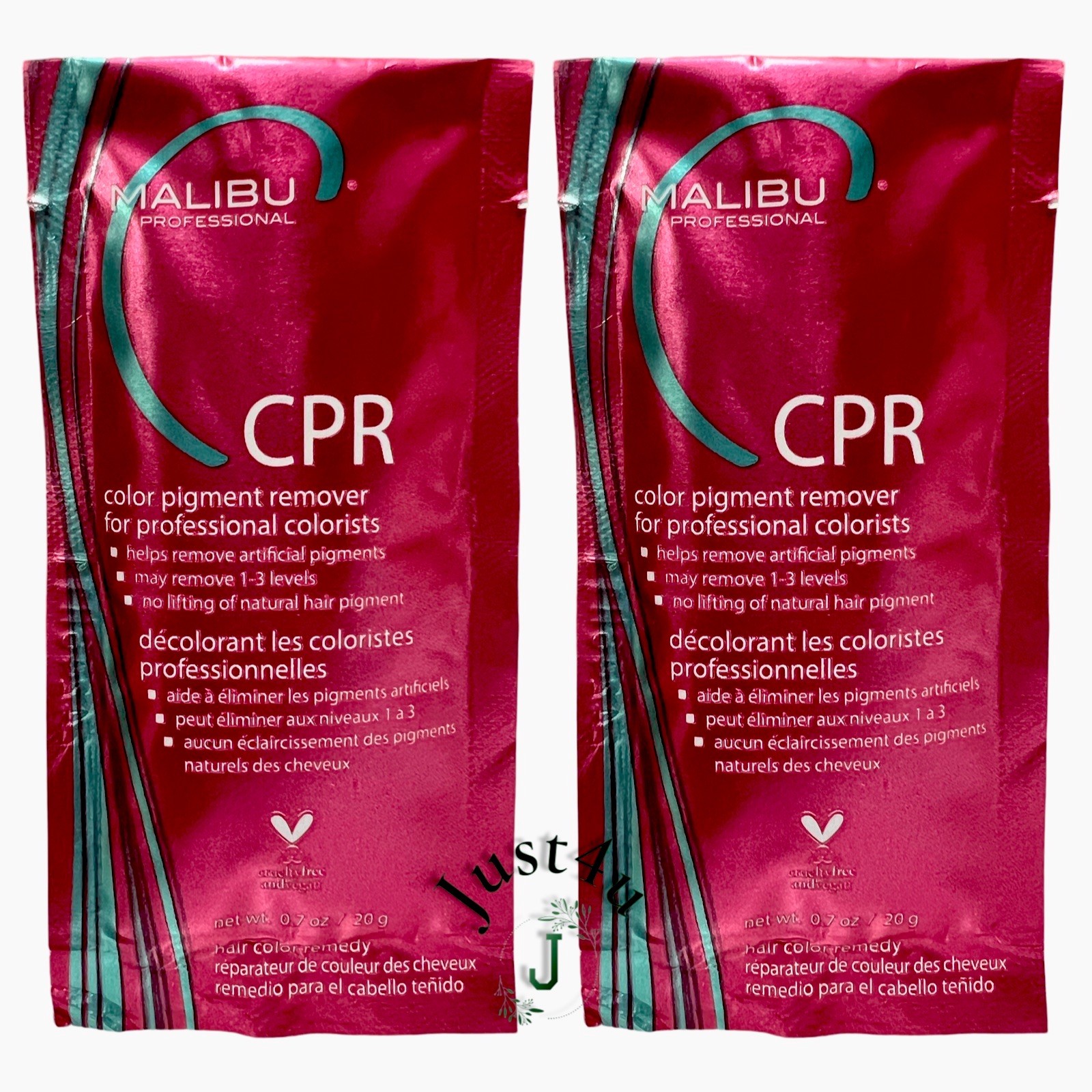 Malibu CPR Color Pigment Remover, 0.7oz (2PACK)
