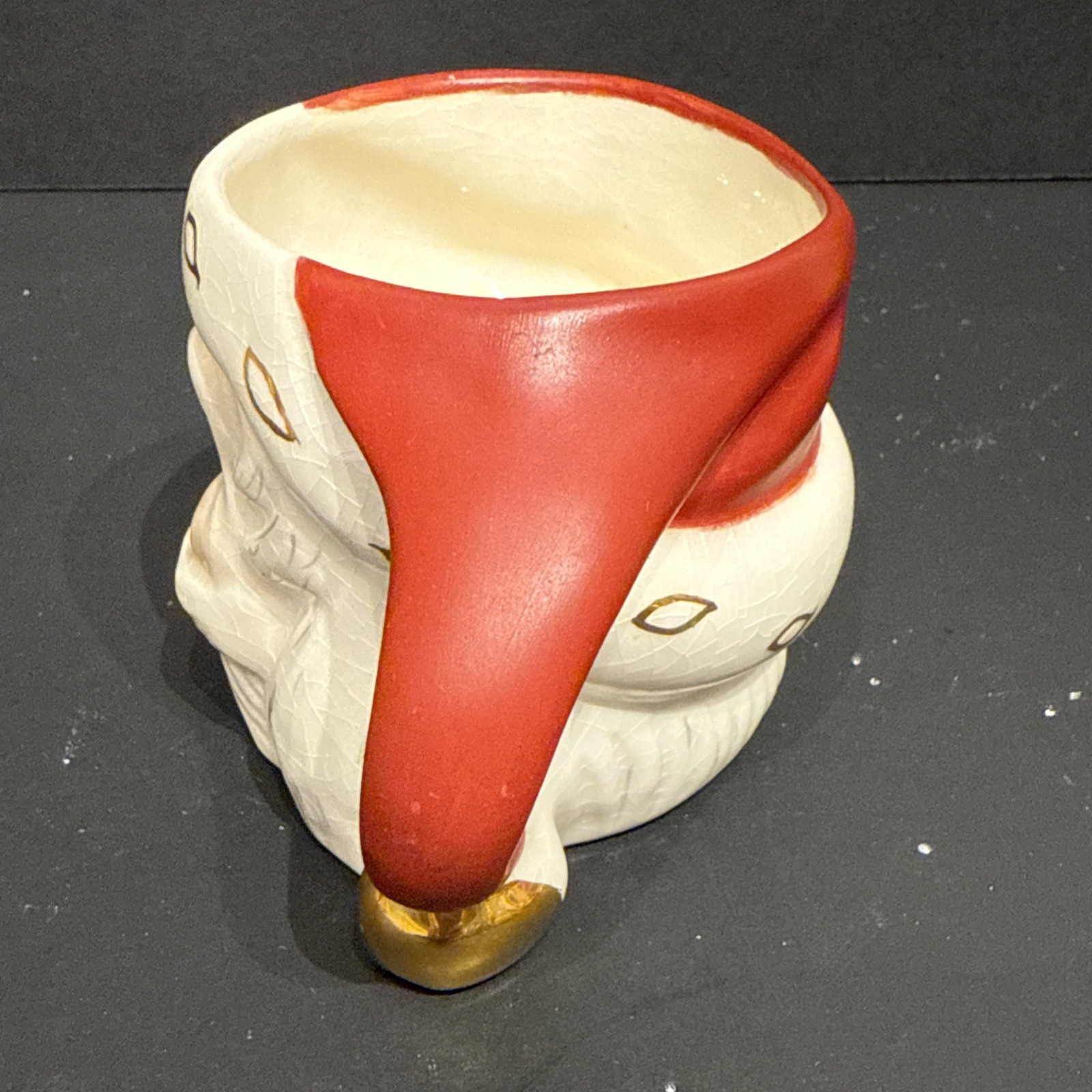 Vintage Santa Mugs Set Of 4 HH Style Made In Japan, 2.75” Tall