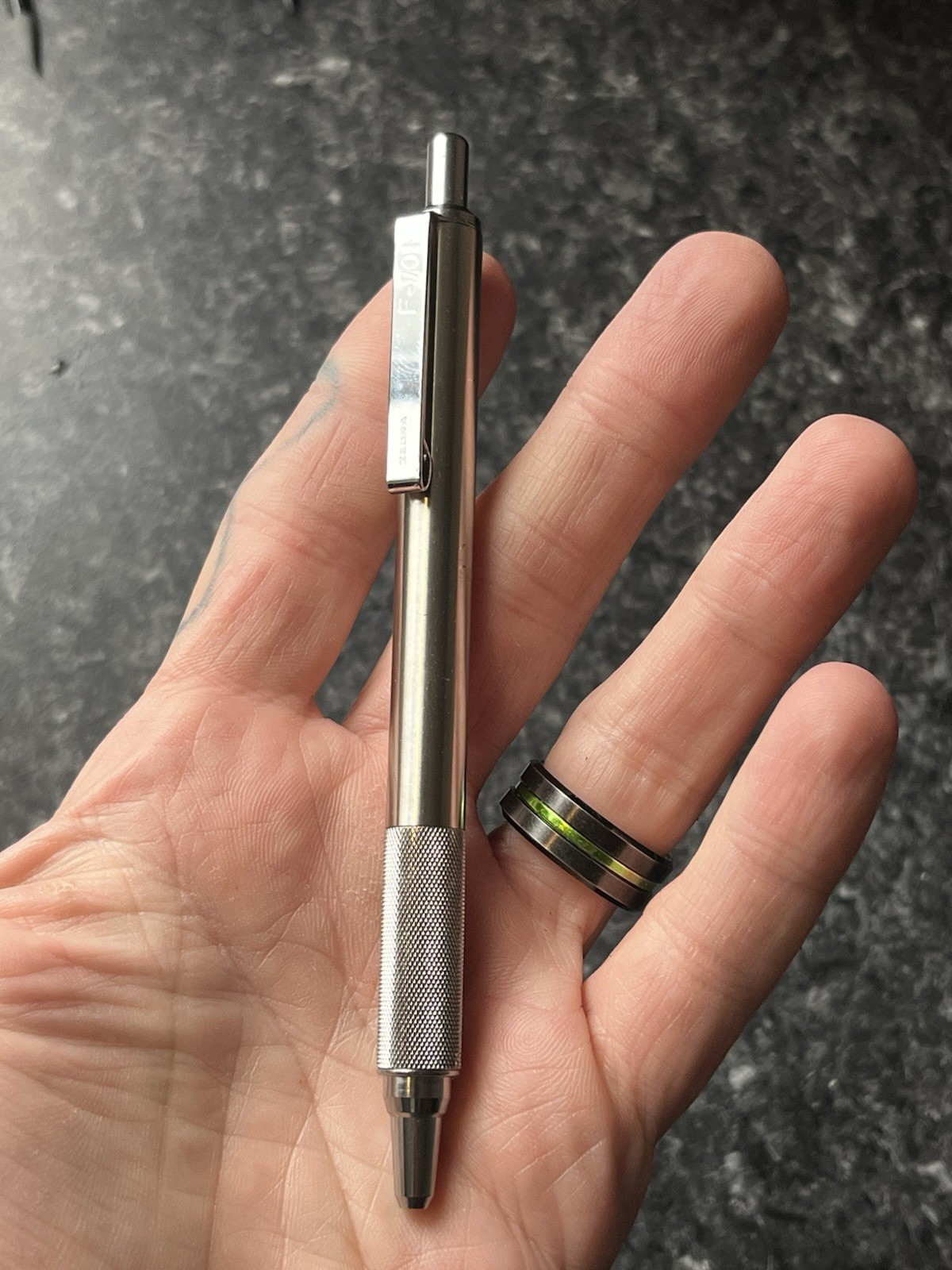 All Steel Retractable Marlin Spike, Knotting Tool, EDC Spike, Steel Spike Pen