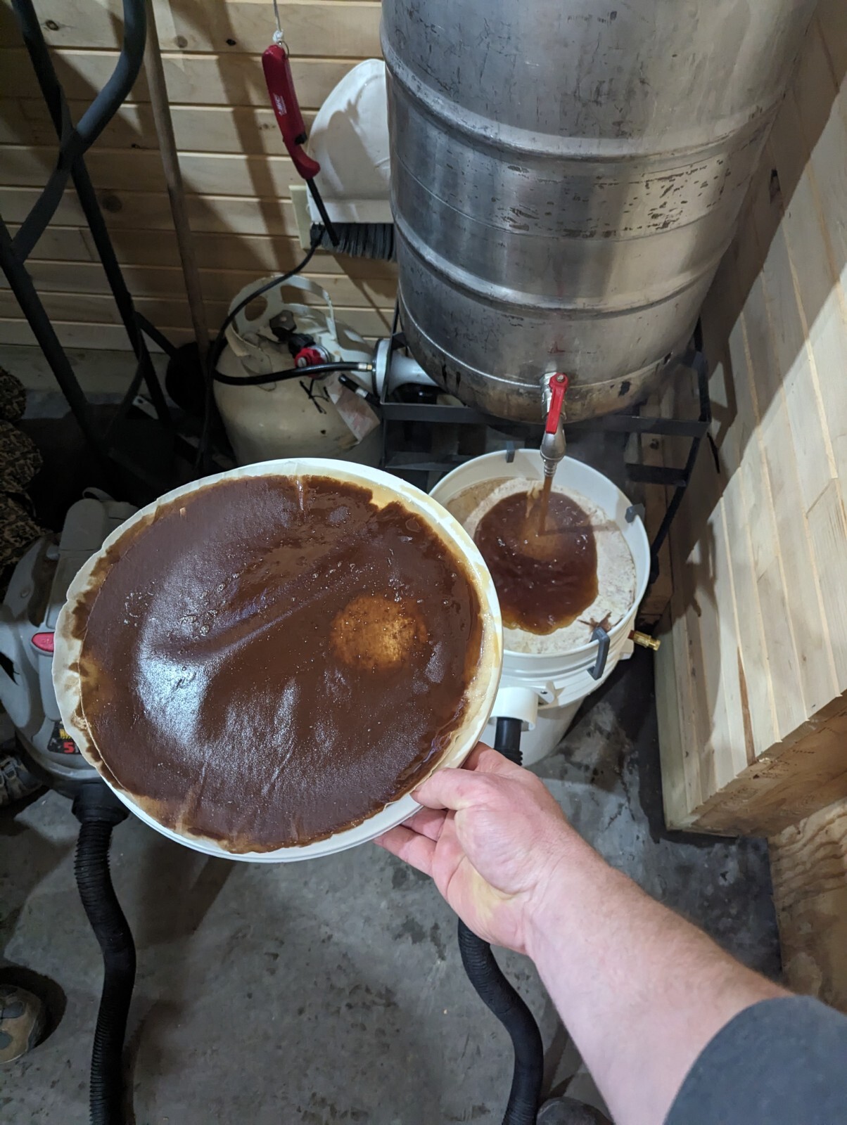 Maple Syrup Bucket Vacuum Filter