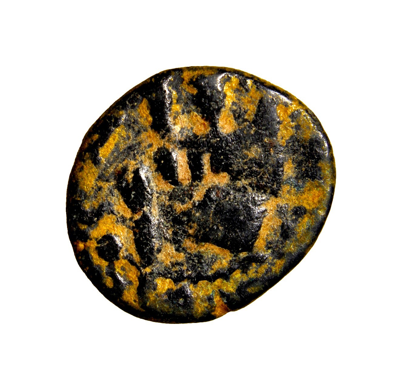 Mesopotamia, Carrhae. Caracalla. AD 198-217. AE (19mm, 2.95g) Tyche Veiled