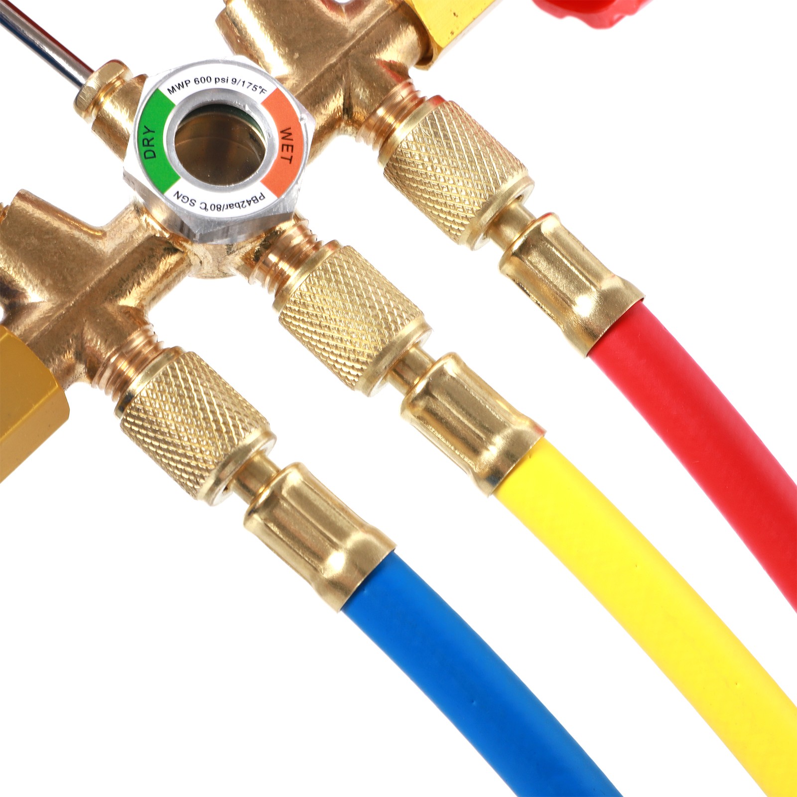 A/C Manifold Gauge Set for Refrigerant HVAC Refrigeration Charging Service